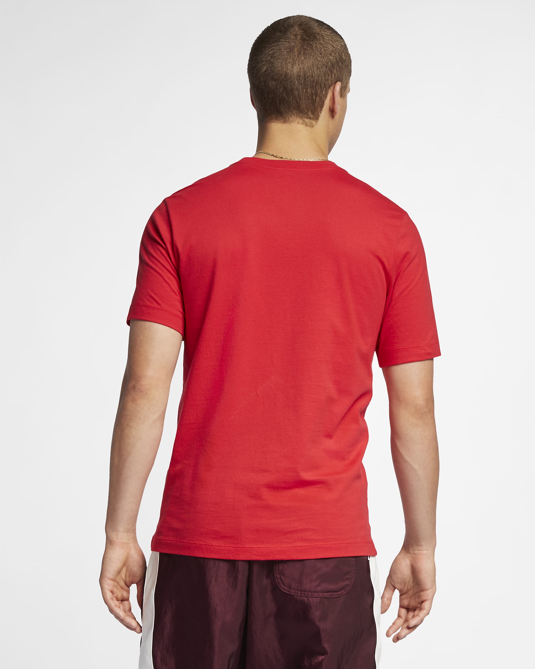 T-shirt Nike Sportswear Club pour Homme - University Red/Blanc