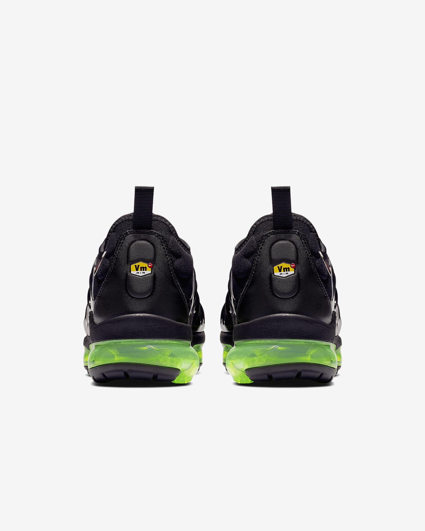 Tenis para hombre Nike Air VaporMax Plus - Negro/Volt/Reflejo plata