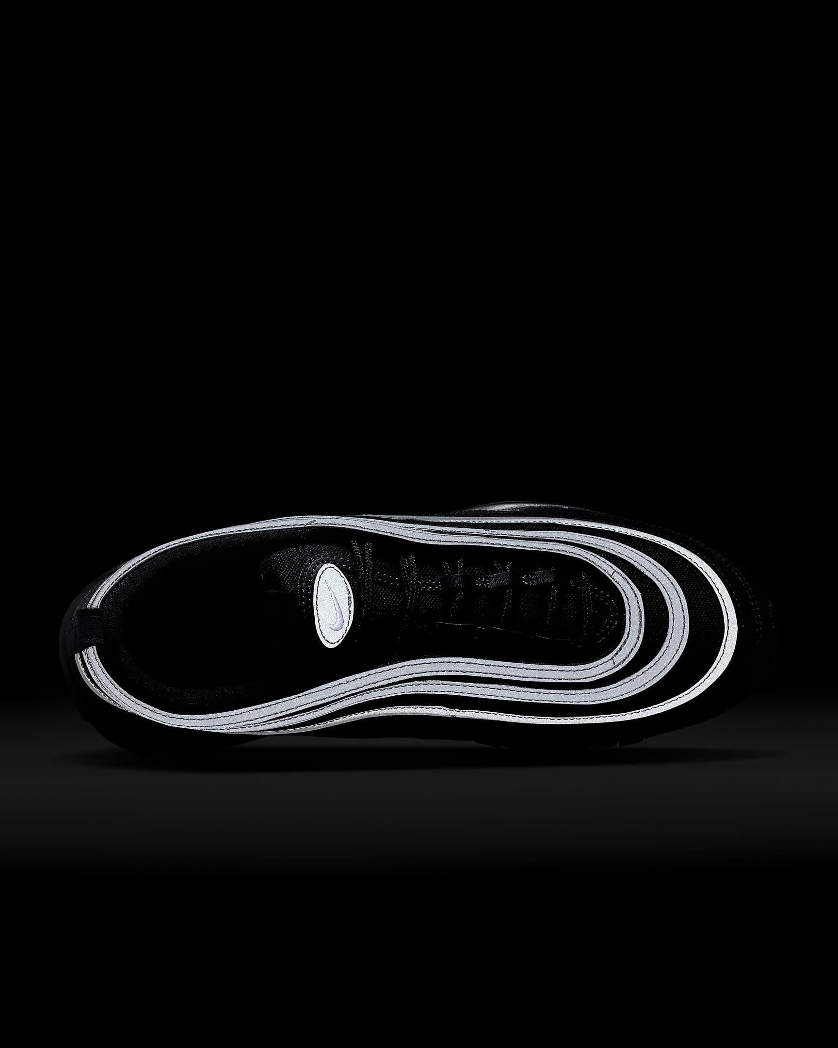 Nike Air Max 97 男鞋 - 黑色/Anthracite/白色