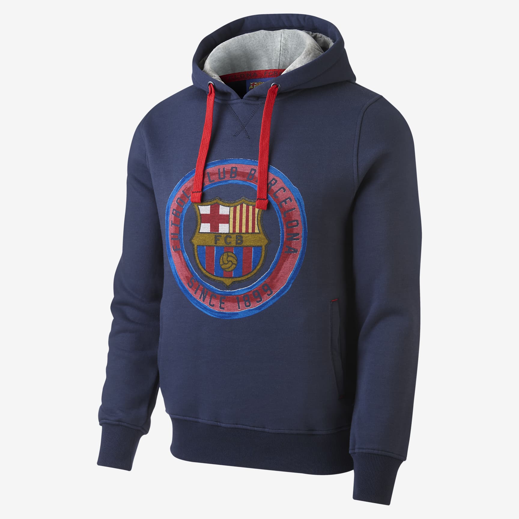 FC Barcelona Men's Pullover Hoodie. Nike SI
