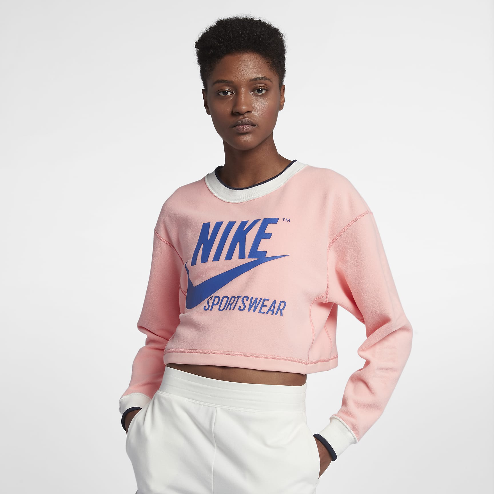 Nike Sportswear Reversible Women's Crew - Bleached Coral