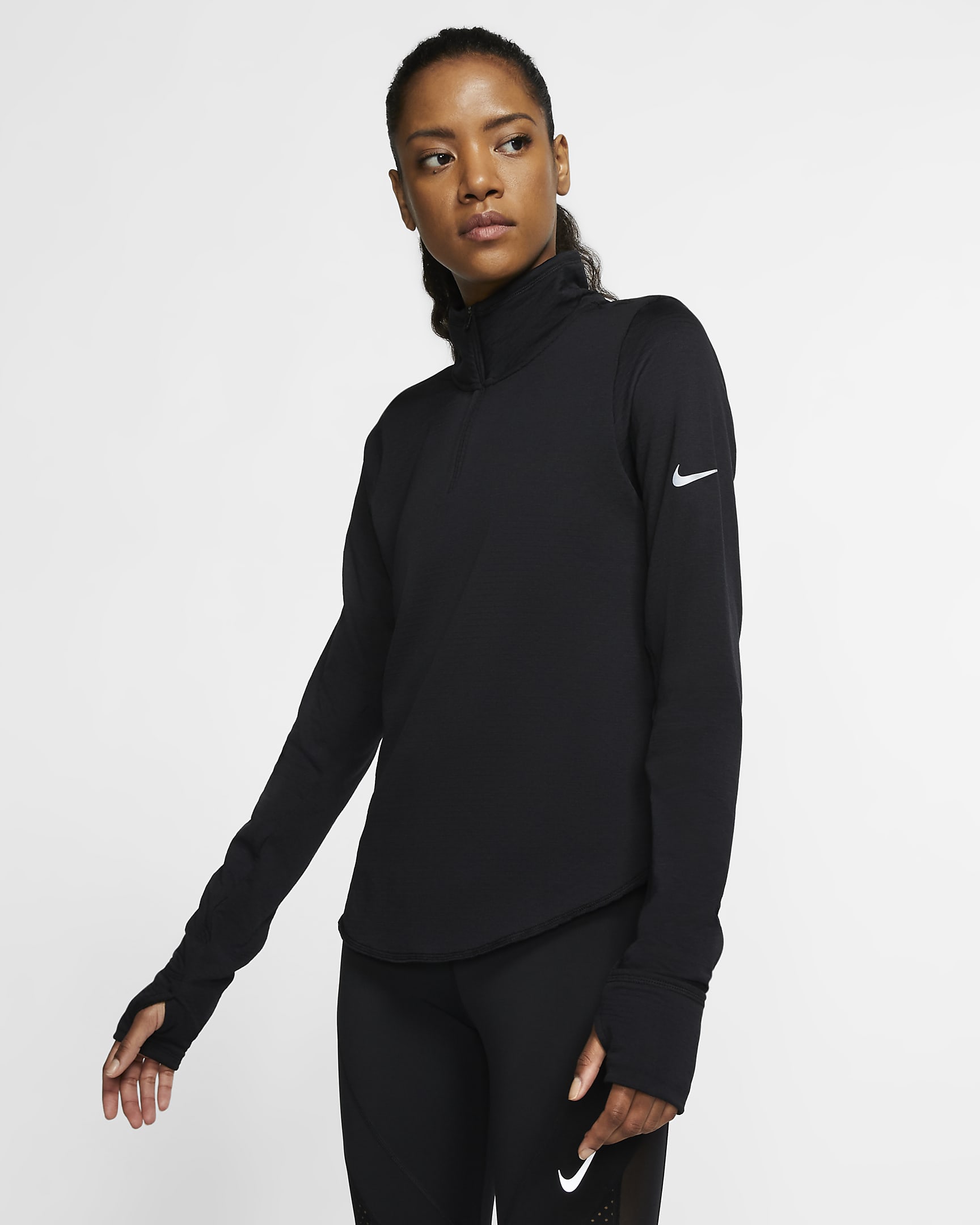 Nike Sphere Element Women's Half-Zip Running Top - Black