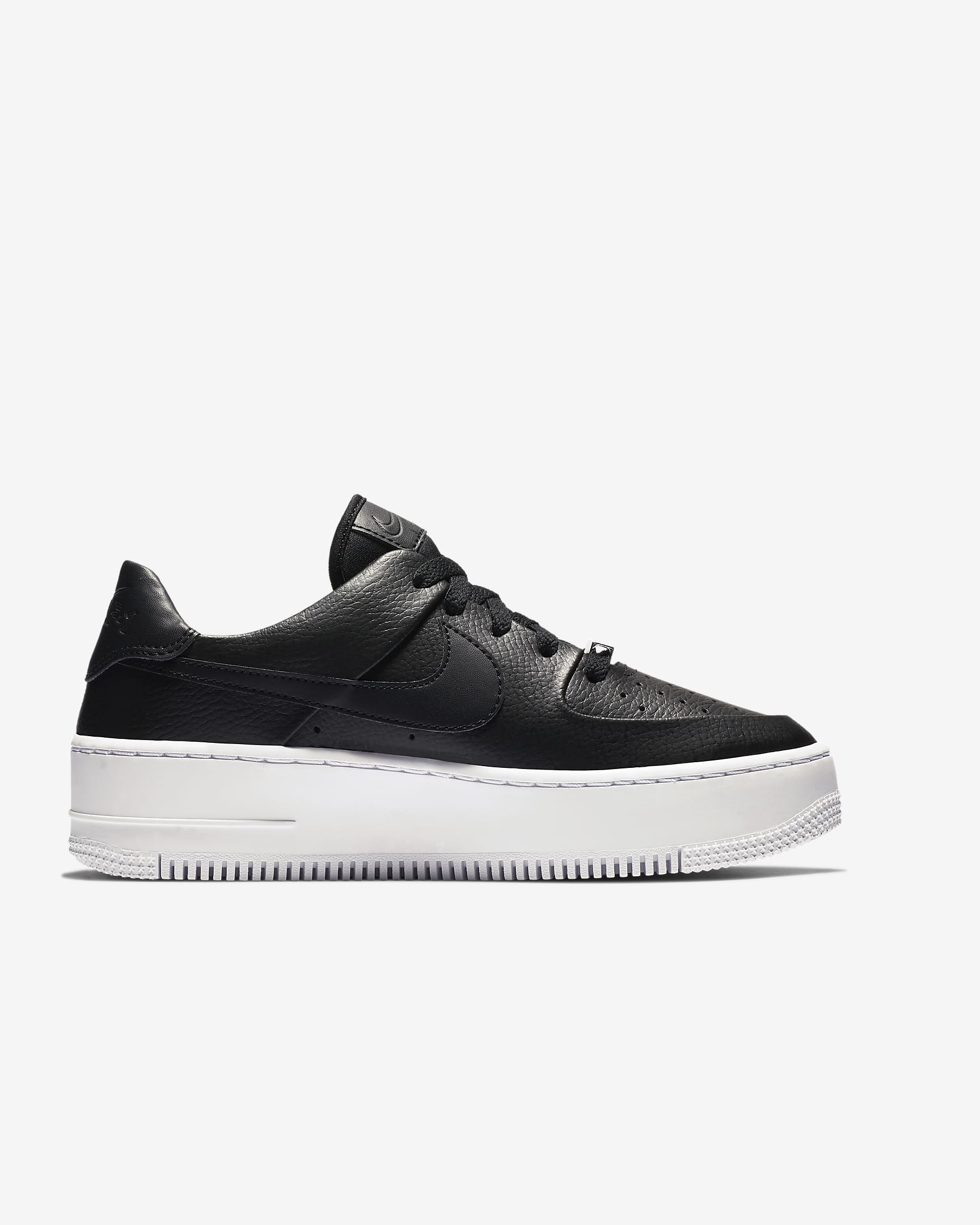 Chaussure Nike Air Force 1 Sage Low pour Femme - Noir/Blanc/Noir