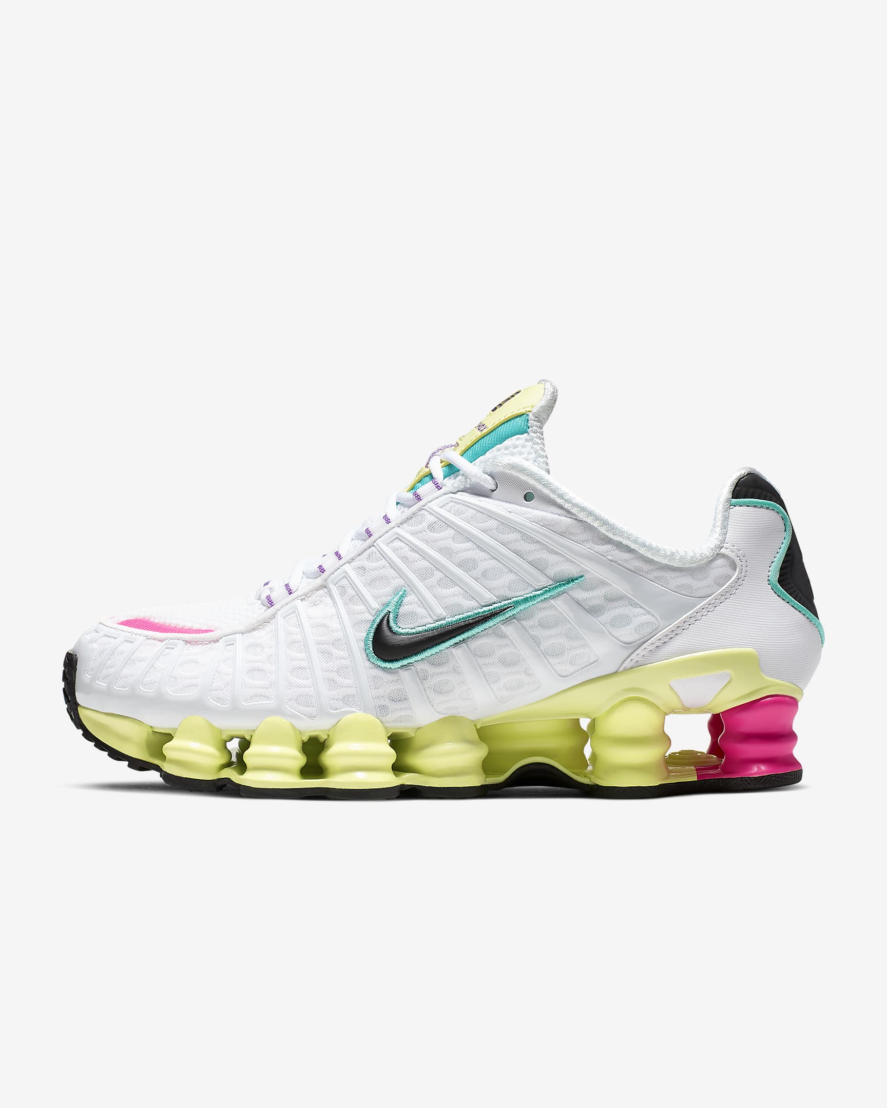 Nike Shox TL Schuh - Weiß/Luminous Green/Bright Violet/Schwarz