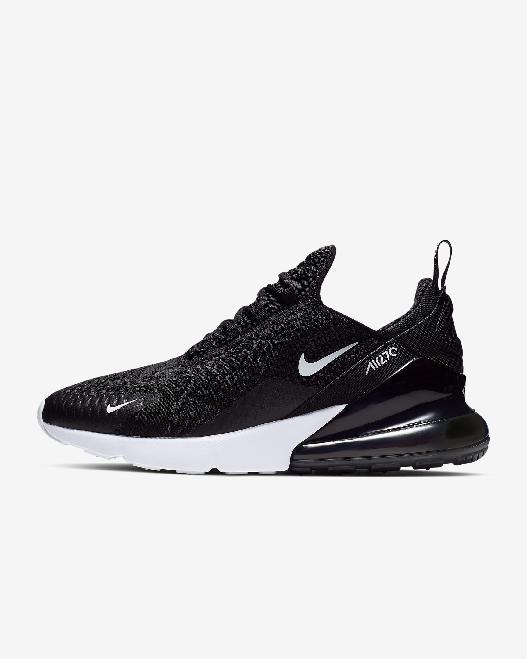 Chaussures Nike Air Max 270 pour homme - Noir/Blanc/Solar Red/Anthracite