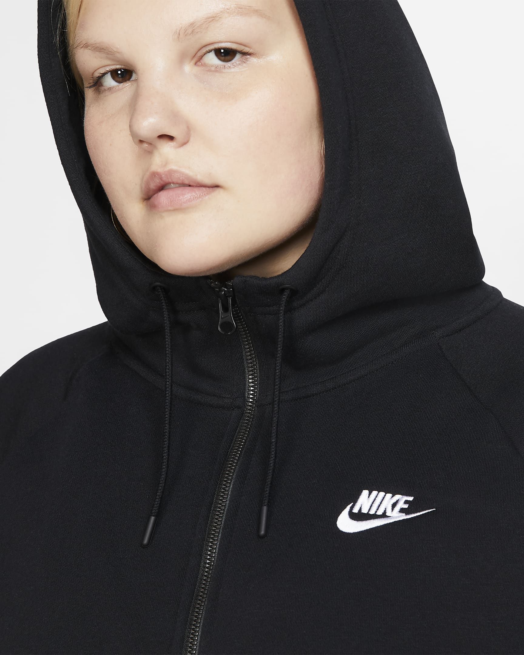 Nike Sportswear Essential (Plus Size) Women's Full-Zip Hoodie. Nike.com