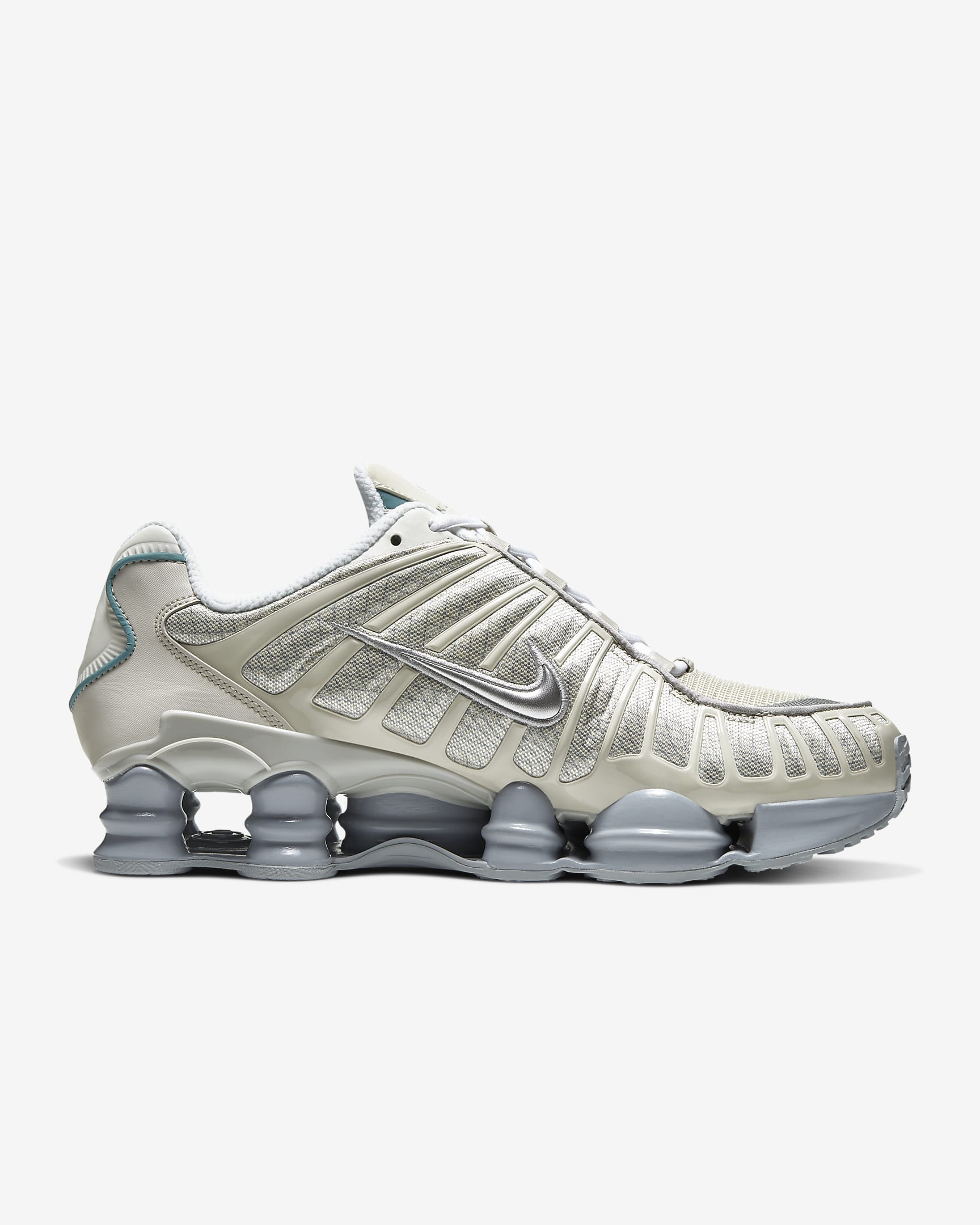 Nike Shox TL Men's Shoes - Light Bone/Cool Grey/Sail/Metallic Silver