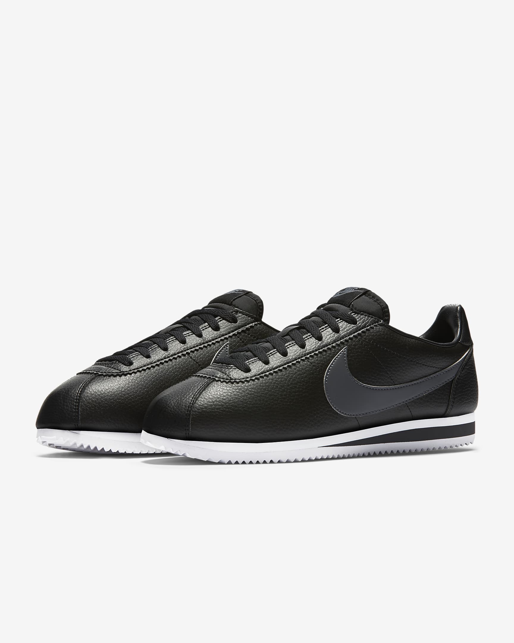 Nike Classic Cortez Men's Shoe - Black/White/Dark Grey