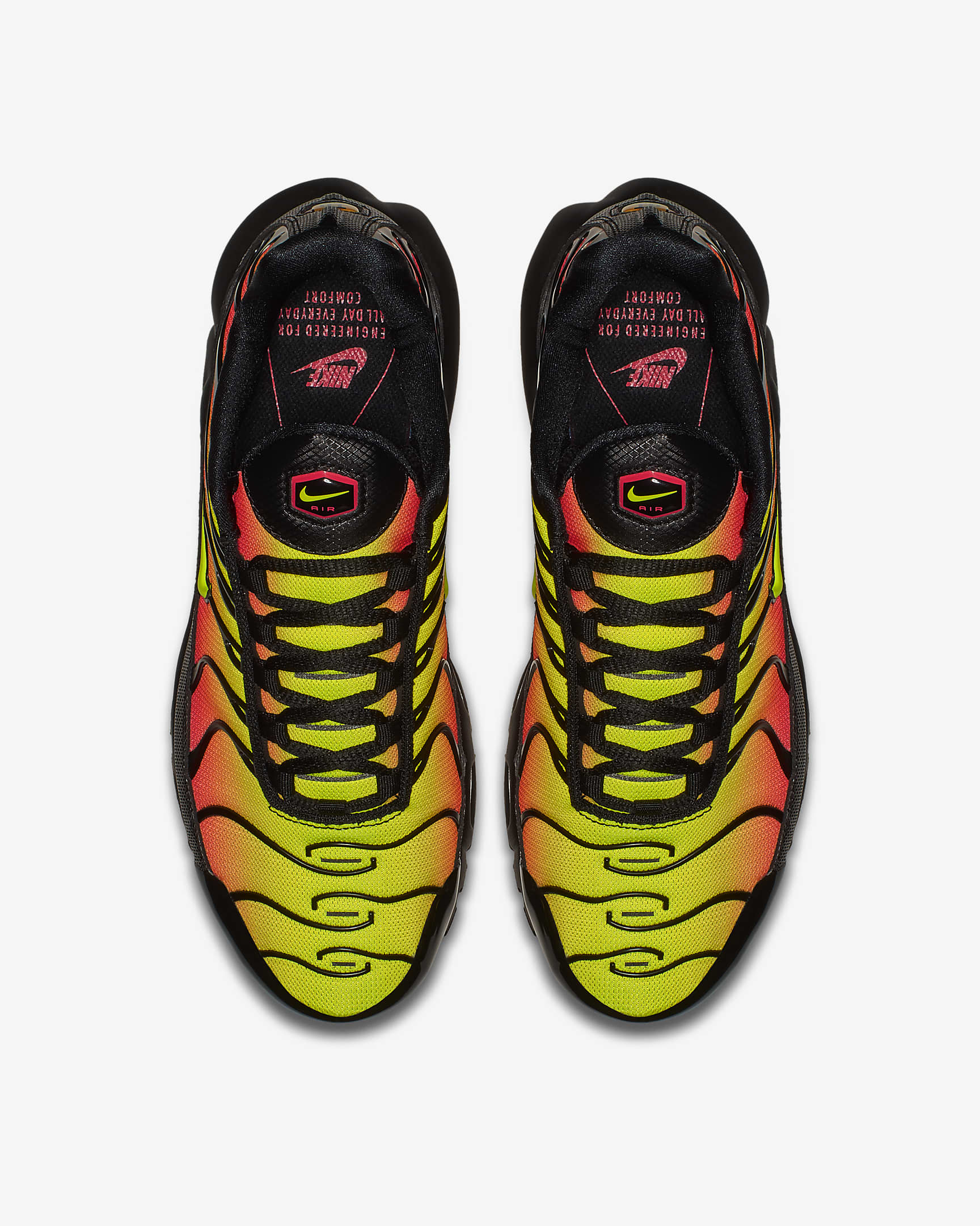 Buty damskie Nike Air Max Plus TN SE - Czerń/Solar Red/Volt