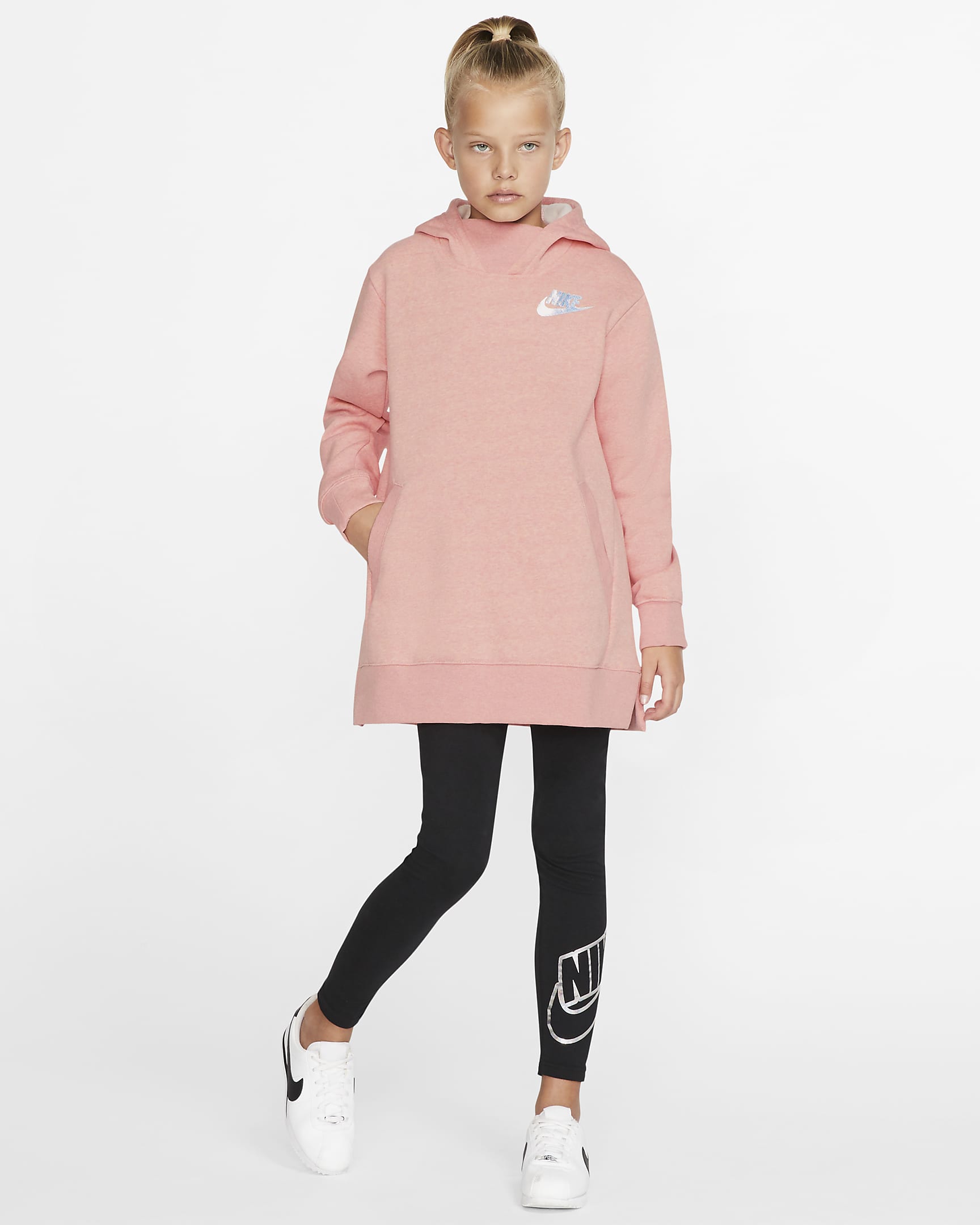 Nike Sportswear Older Kids' (Girls') Fleece Top. Nike CA