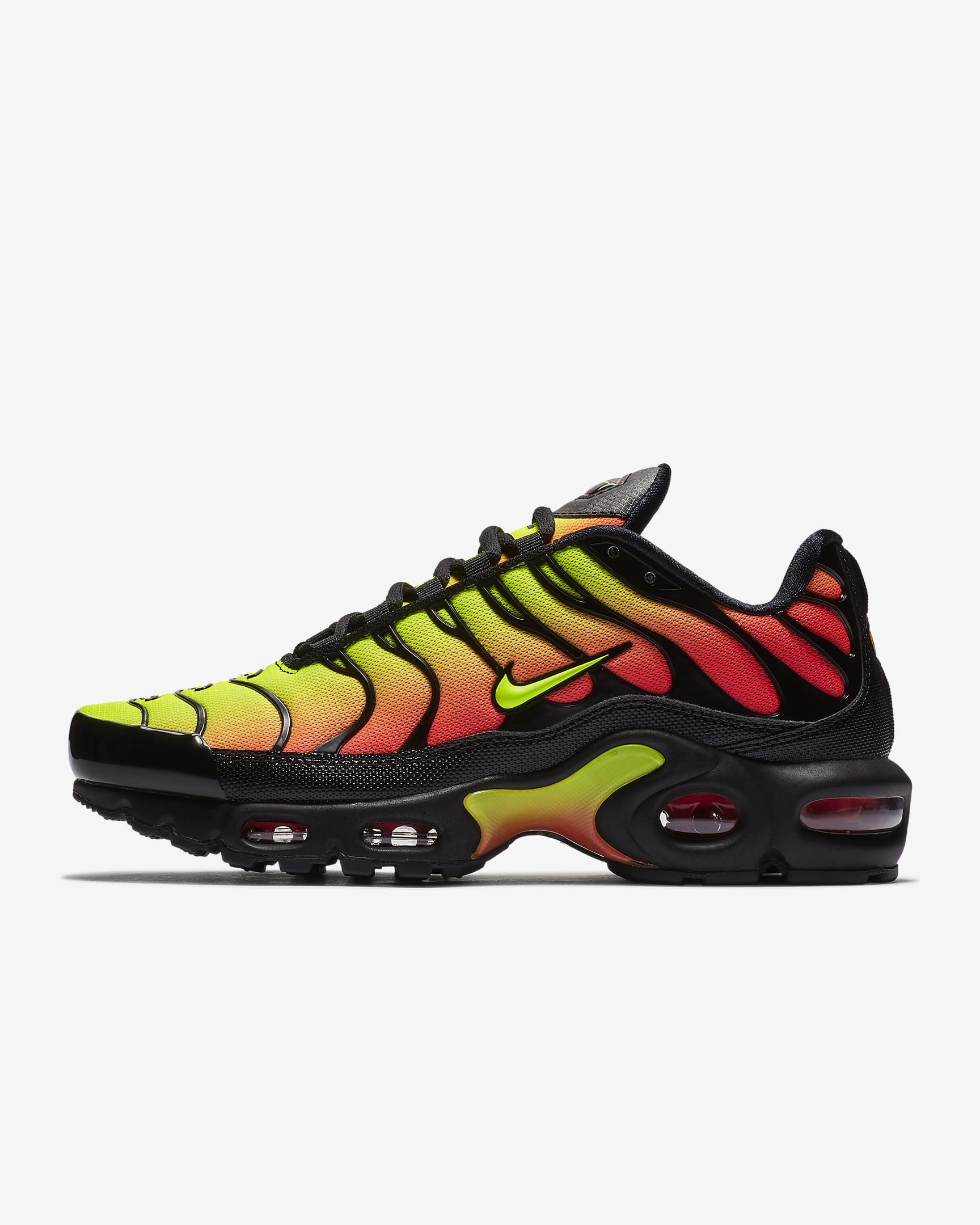 Chaussure Nike Air Max Plus TN SE pour Femme - Noir/Solar Red/Volt