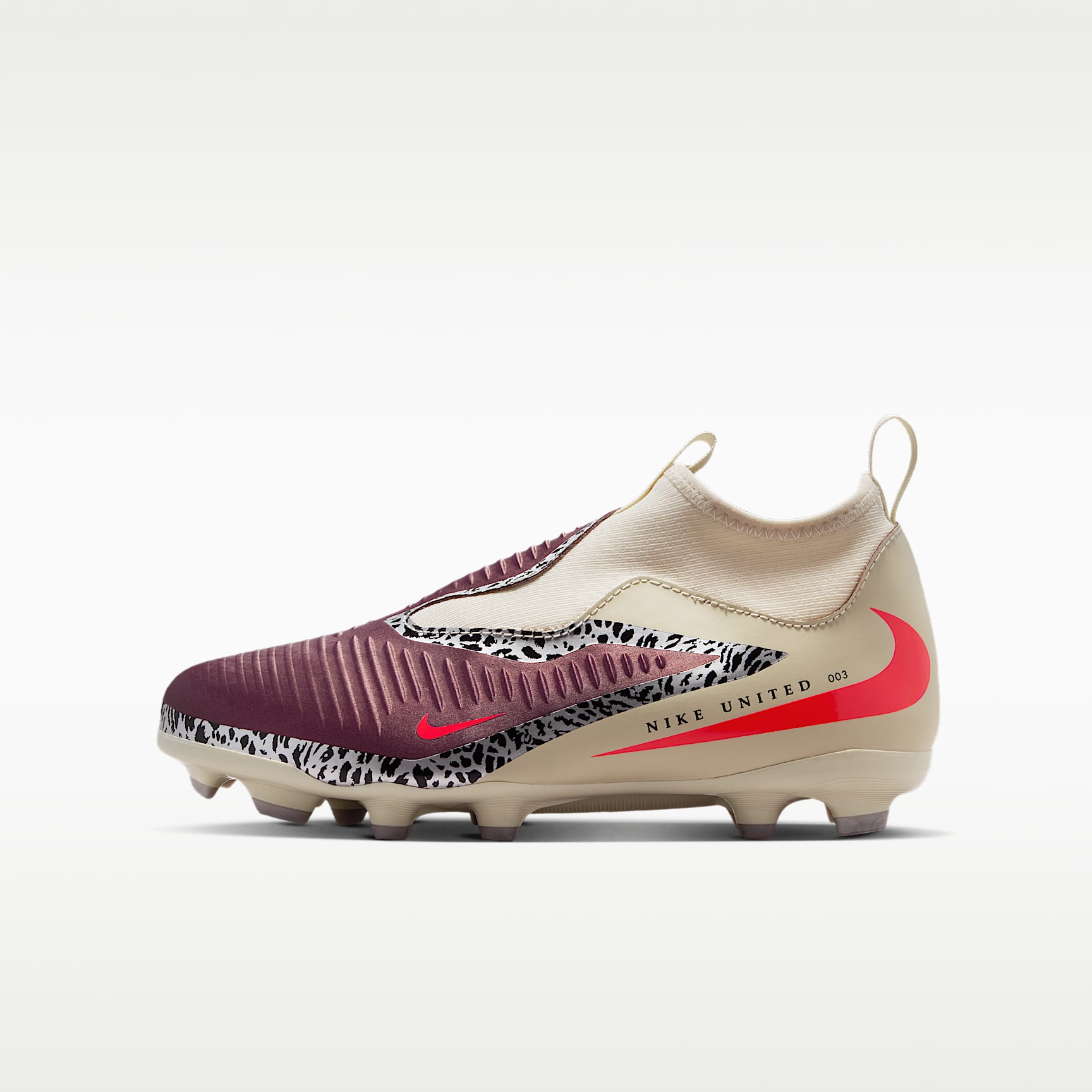 Nike United Jr. Phantom 6 High Academy, Röd