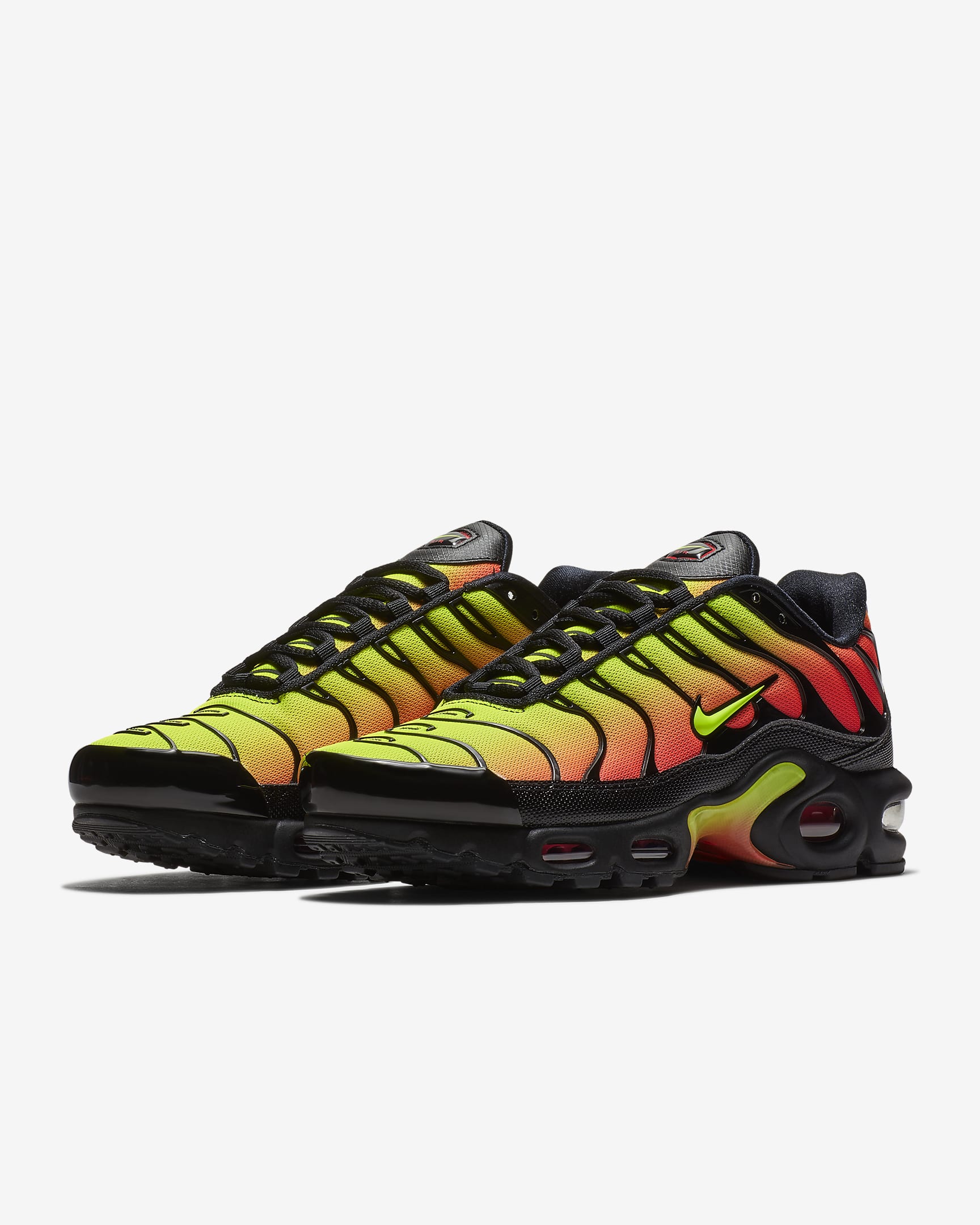 Nike Air Max Plus TN SE Damesschoen - Zwart/Solar Red/Volt