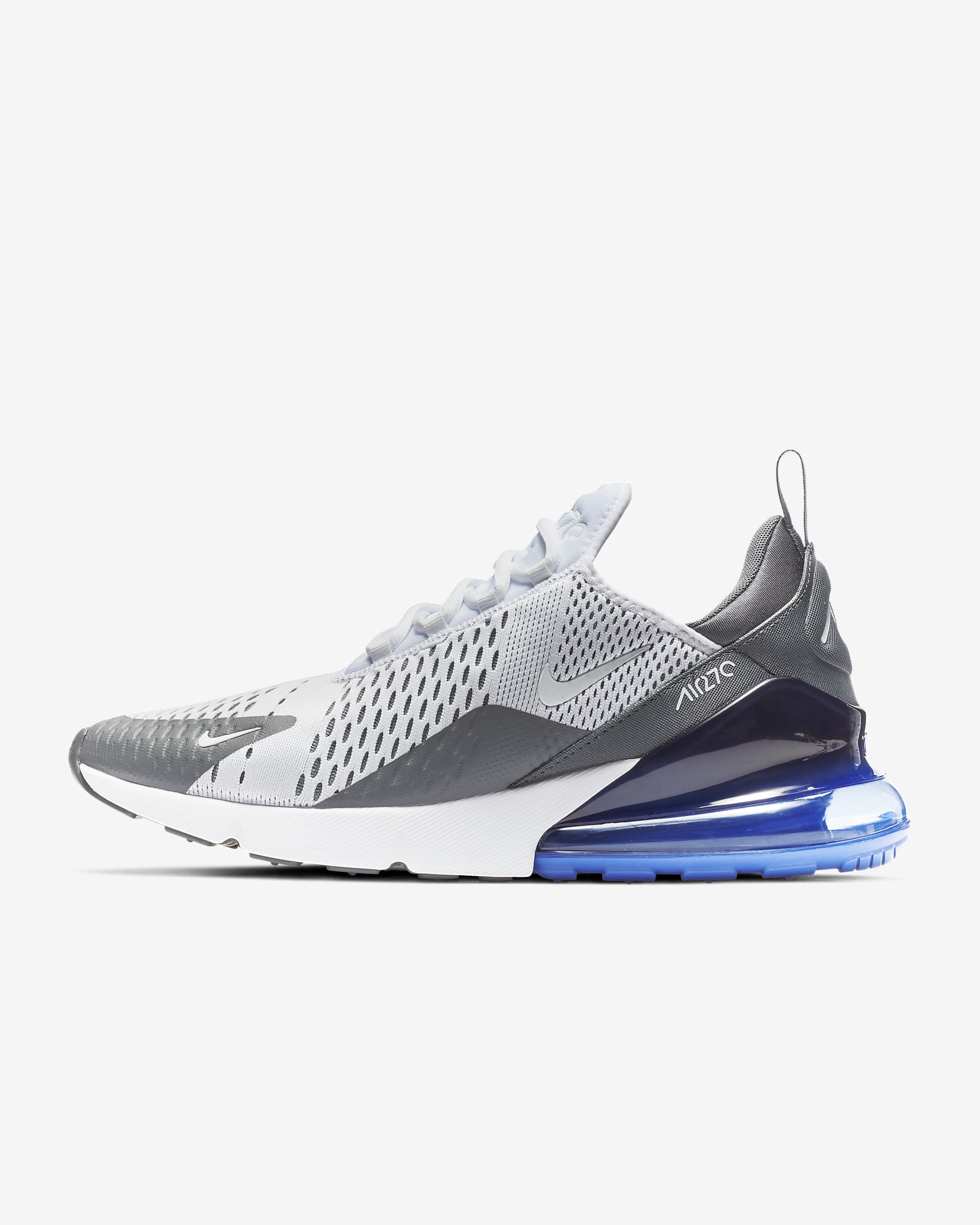 Nike Air Max 270 Men's Shoes - White/Persian Violet/Dark Grey/White