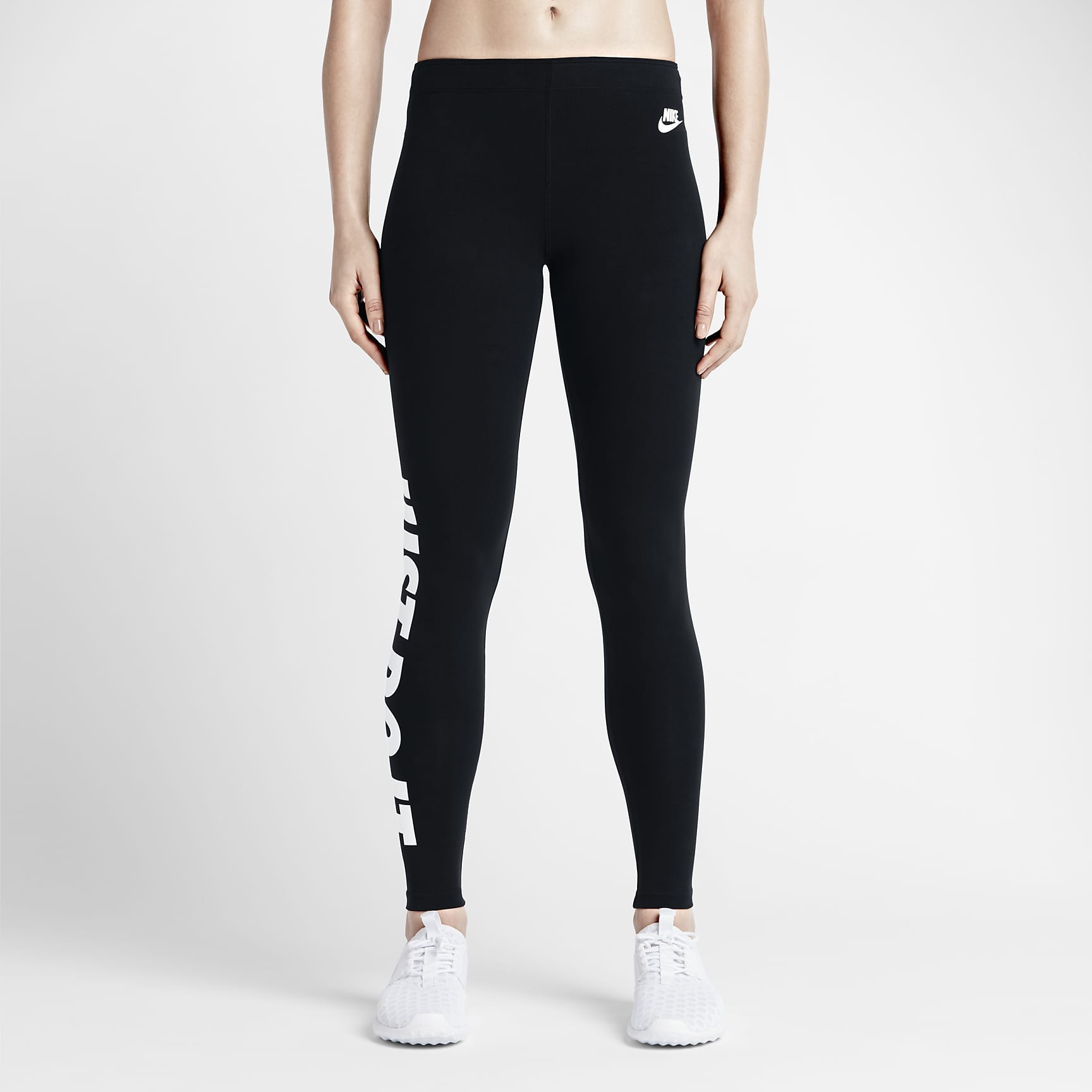 Nike Sportswear Leg-A-See leggings for dame - Svart/Hvit