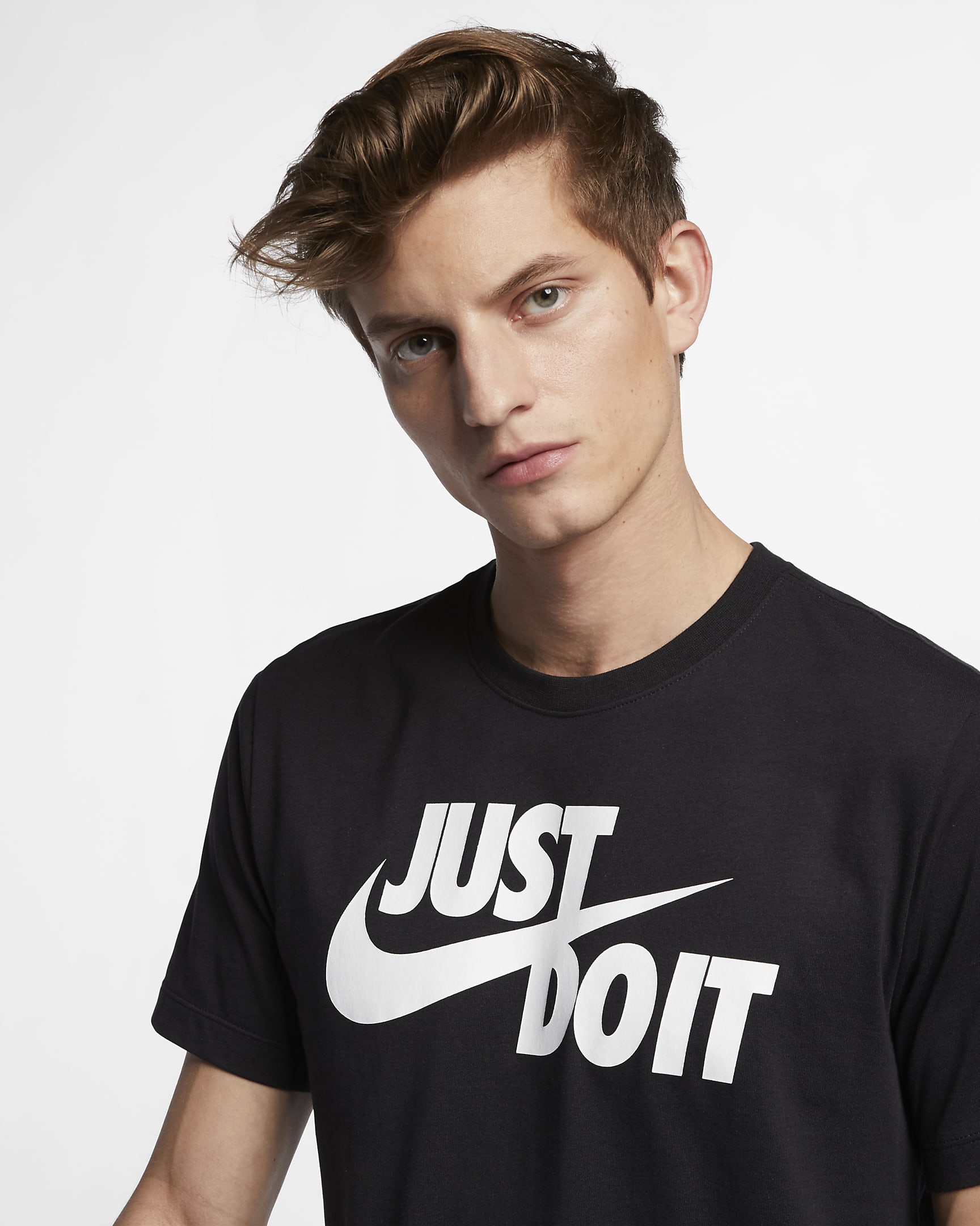 Playera para hombre Nike Sportswear JDI - Negro/Blanco