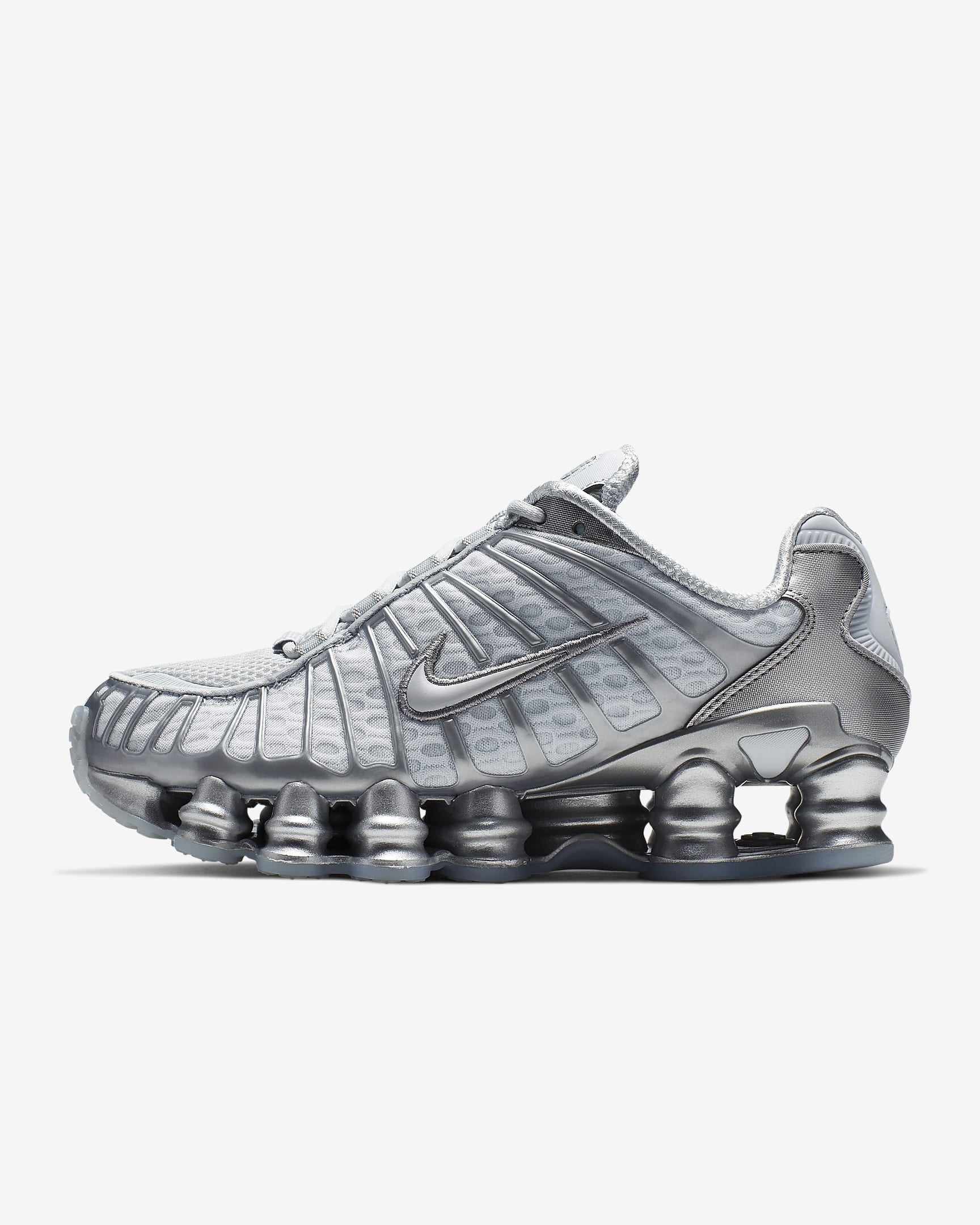 Tenis Nike Shox TL - Platino puro/Cromo