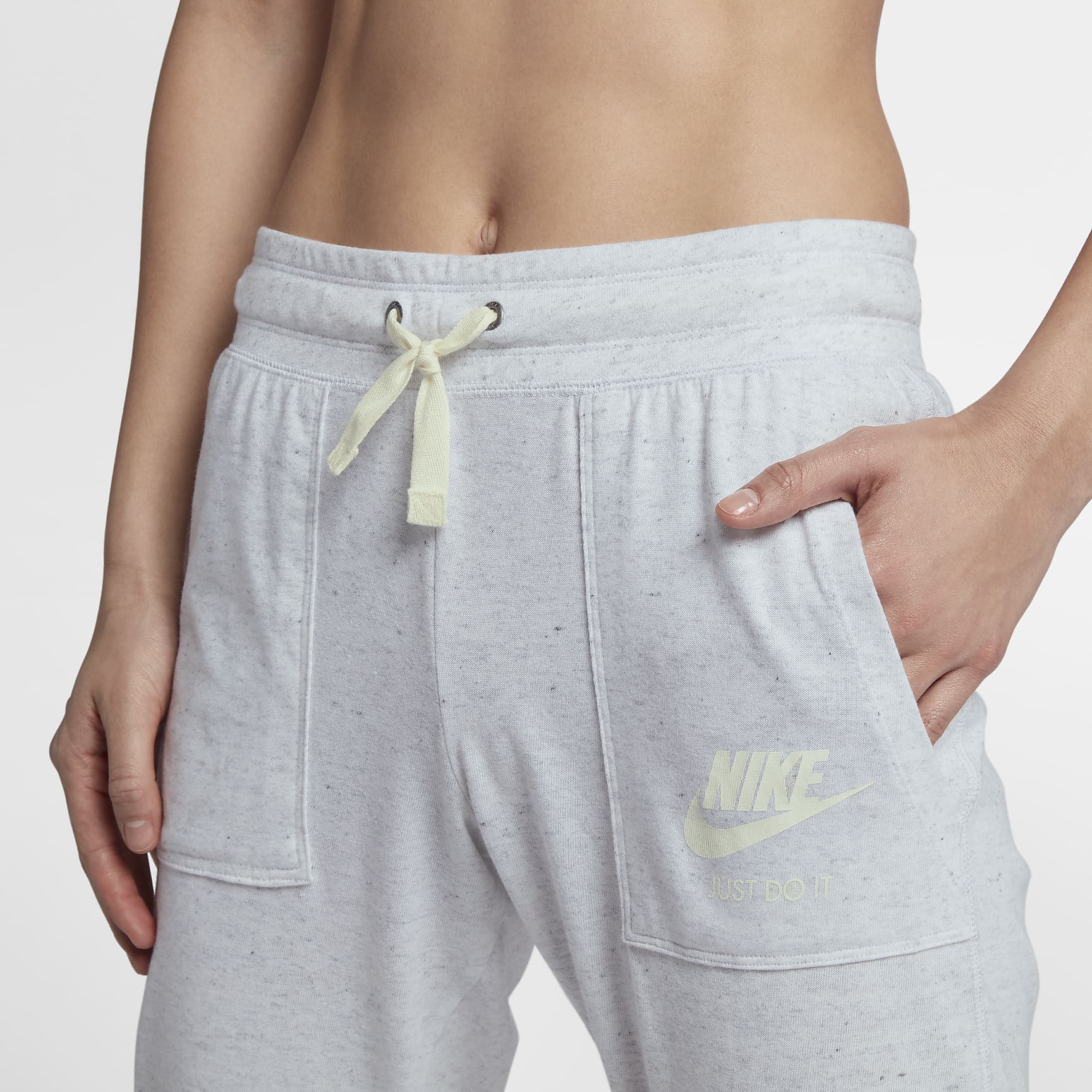 Pantaloni Nike Sportswear Gym Vintage - Donna - Birch Heather/Sail