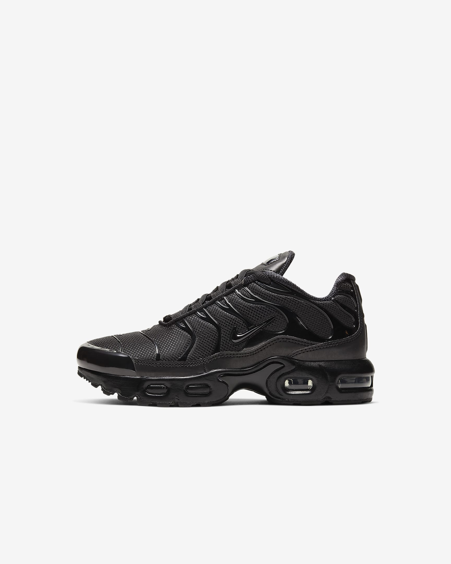 Nike Air Max Plus Younger Kids' Shoes - Black/Black/Black