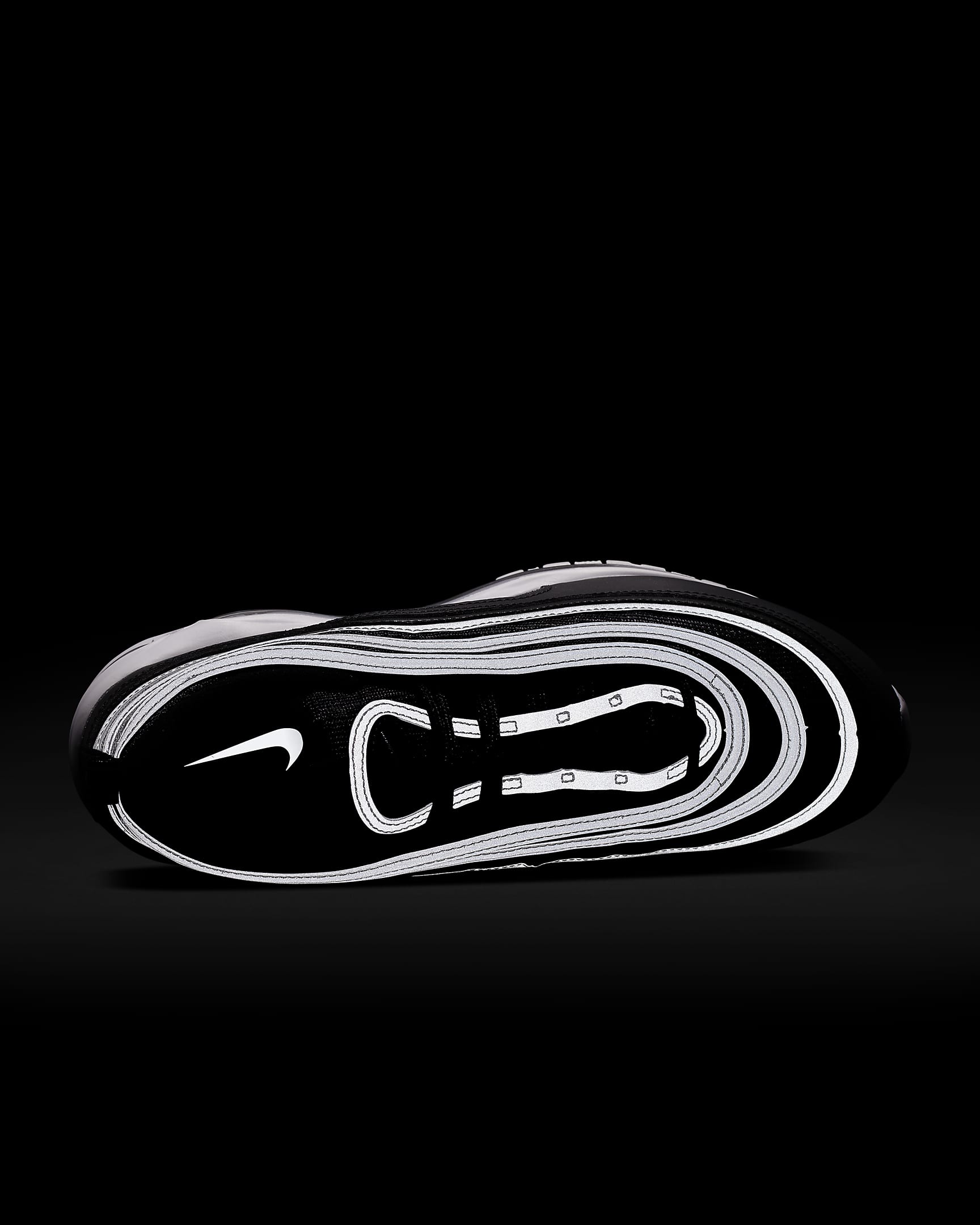 Sko Nike Air Max 97 för män - Svart/Vit