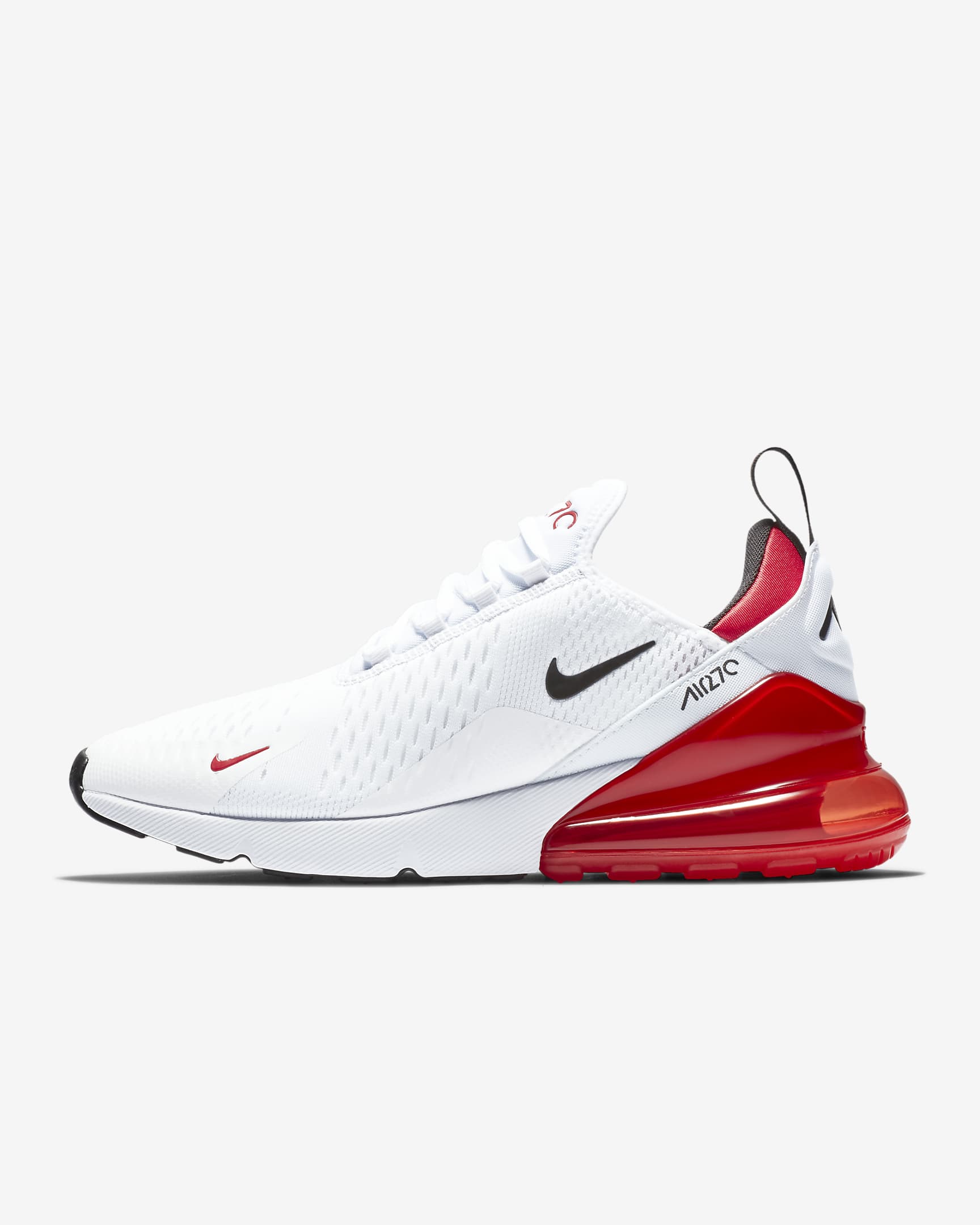 Nike Air Max 270 Men's Shoe - White/University Red/Black