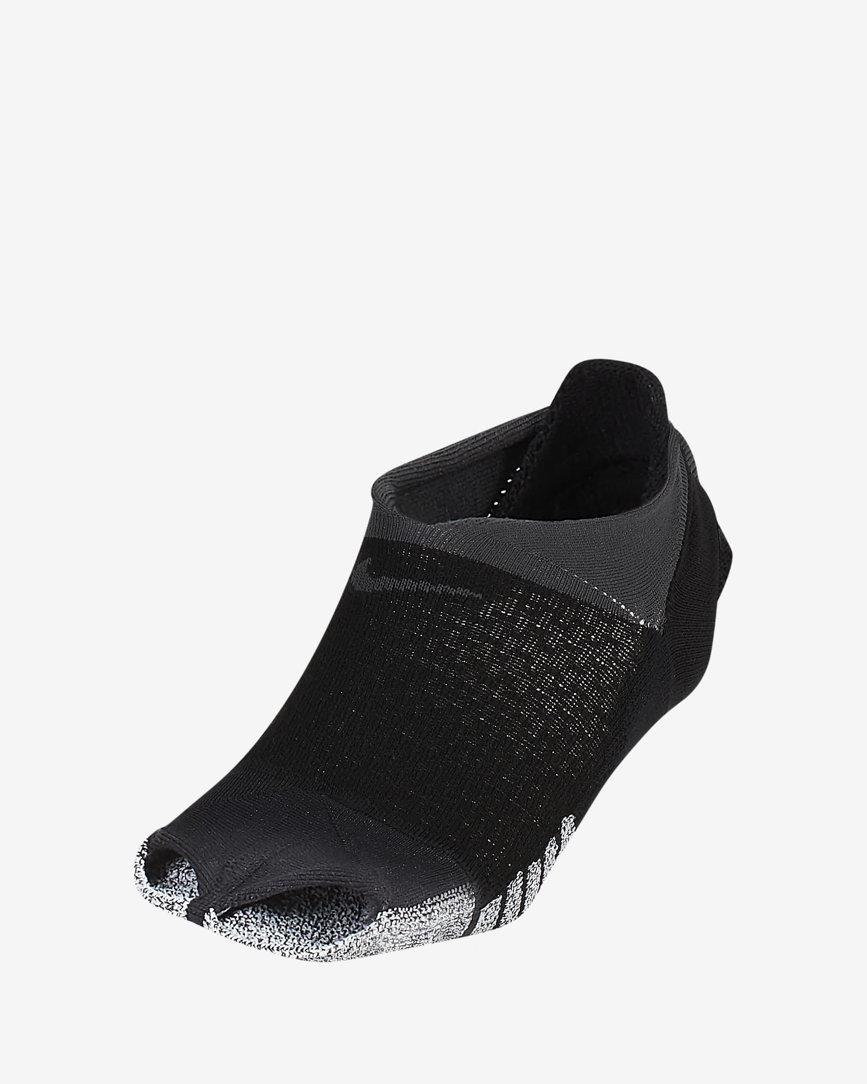 NikeGrip Dri-FIT Studio teenloze sokken voor dames - Zwart/Anthracite