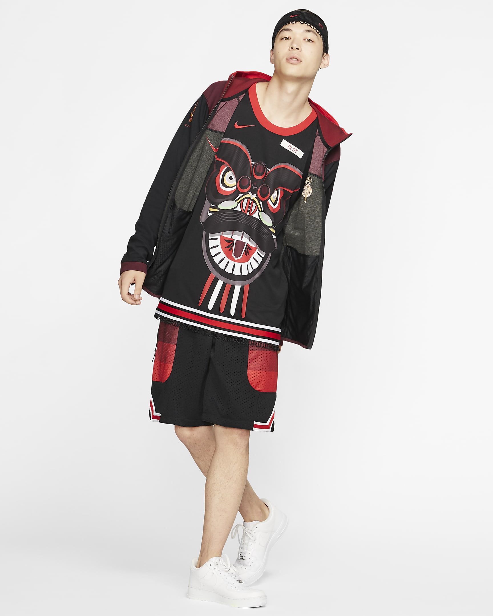 nike x clot hoodie