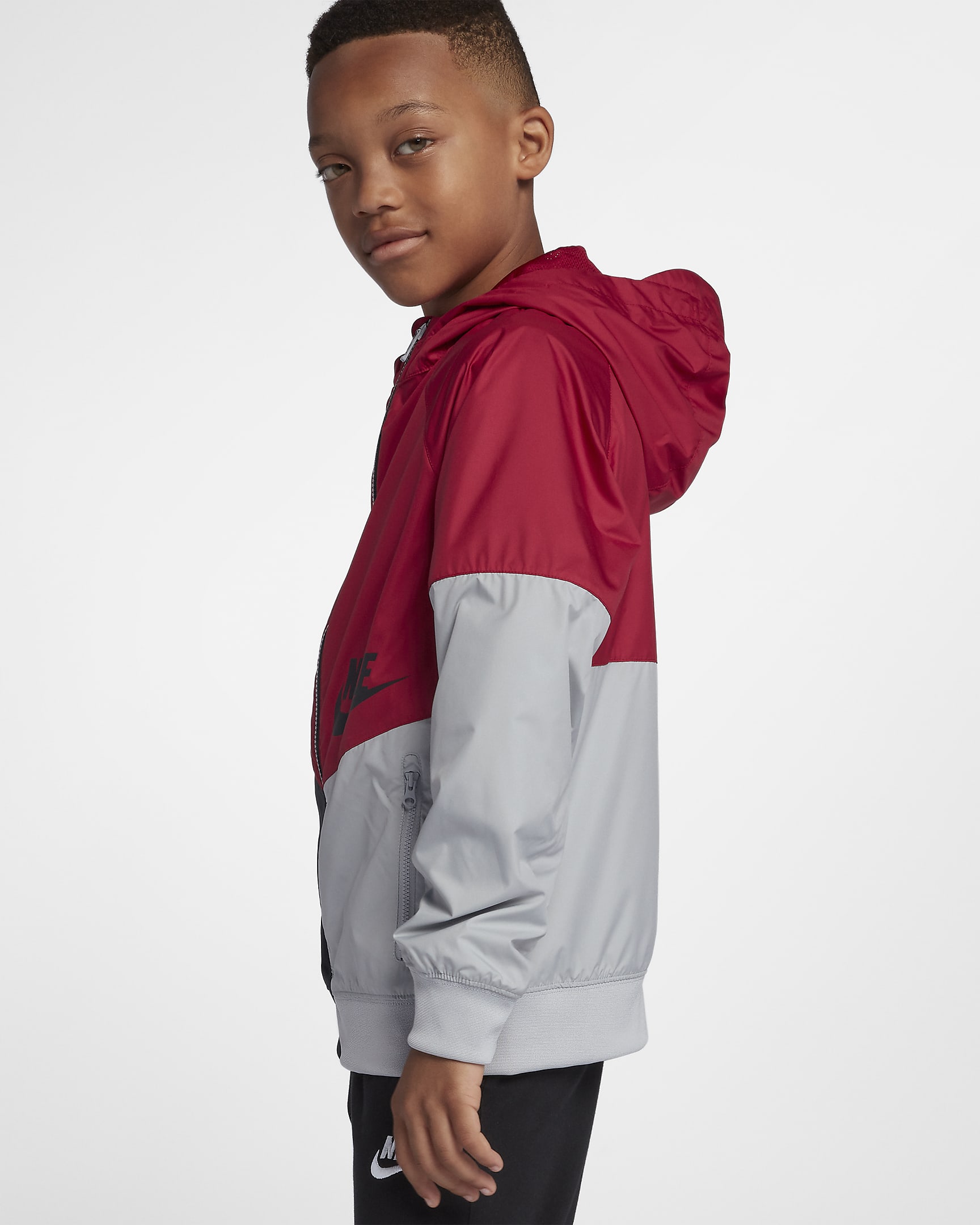 Nike Sportswear Windrunner Older Kids' (Boys') Full-Zip Hoodie. Nike RO