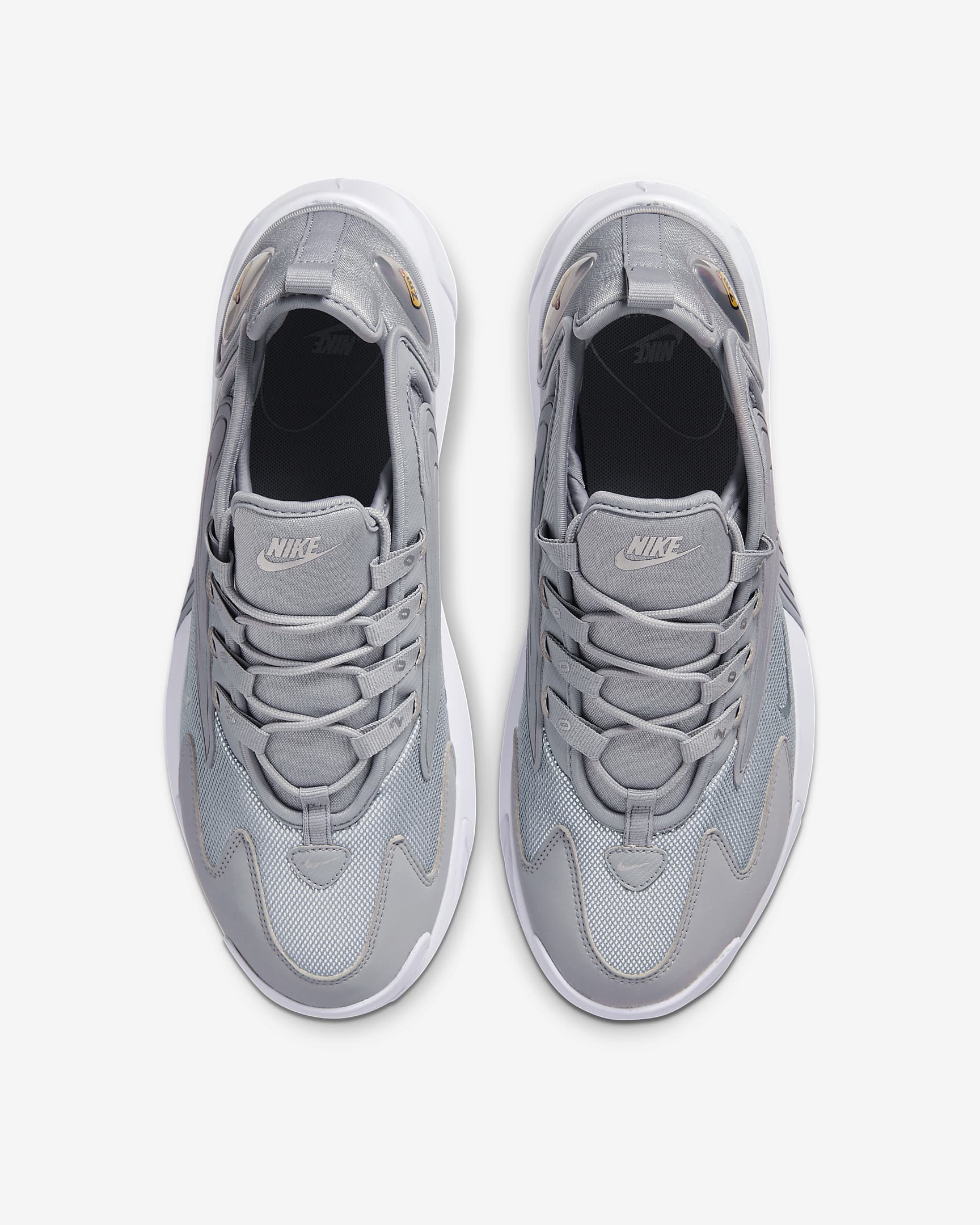 Buty męskie Nike Zoom 2K - Wolf Grey/Metallic Silver/Biel/Wolf Grey