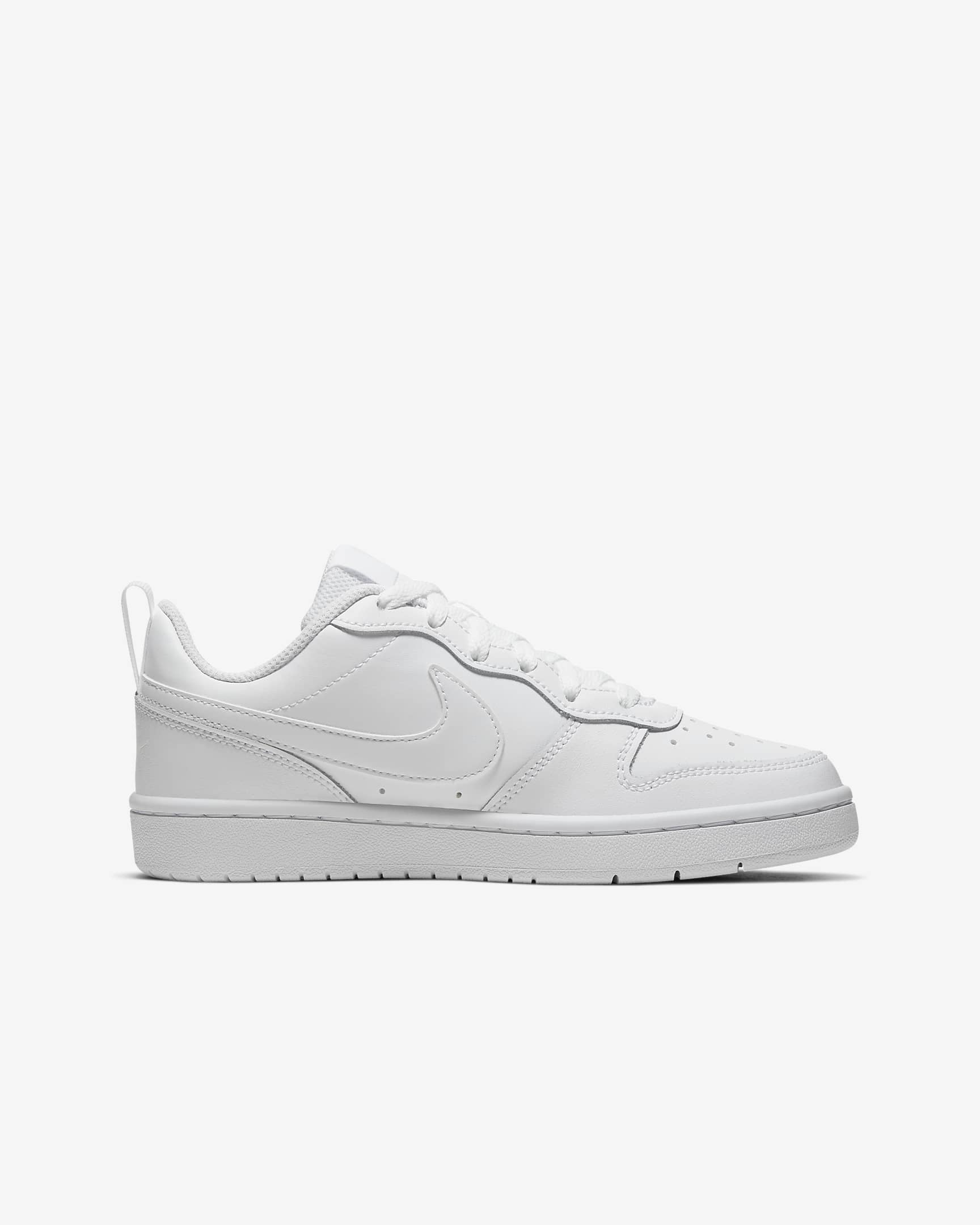 Nike Court Borough Low 2 Older Kids' Shoes - White/White/White