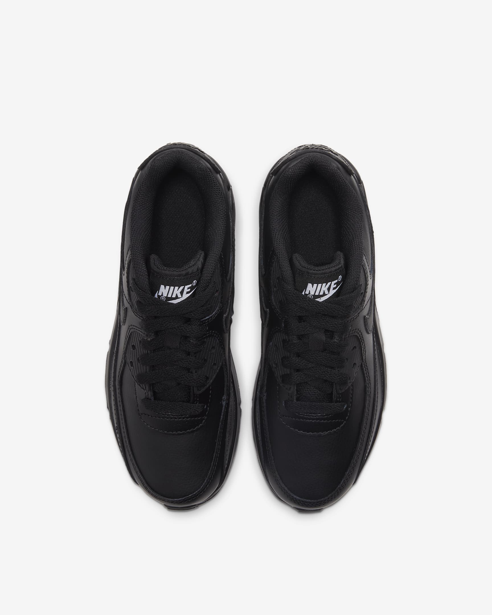 Nike Air Max 90 LTR Older Kids' Shoes - Black/Black/White/Black