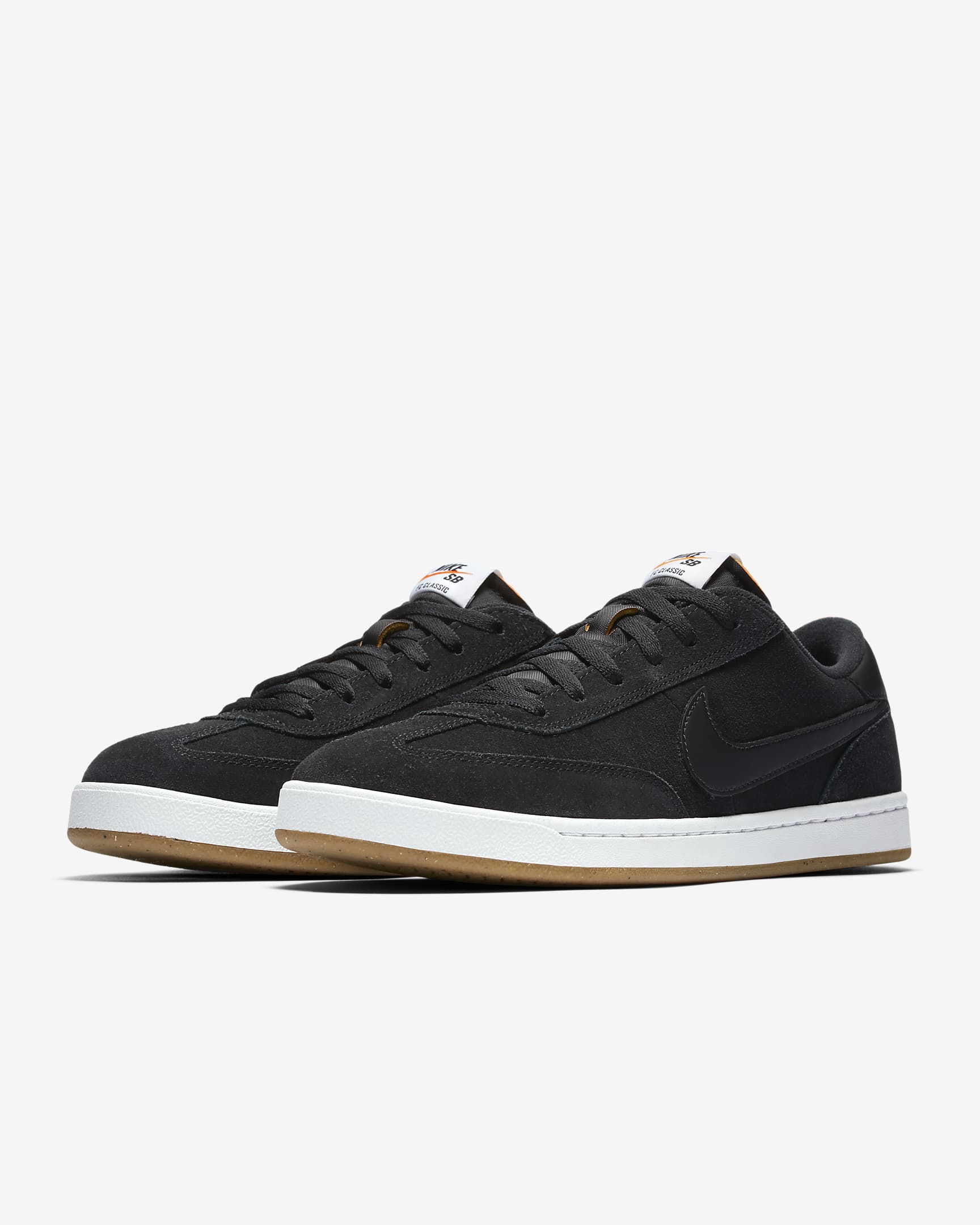 Chaussure de skate Nike SB FC Classic - Noir/Blanc/Vivid Orange/Noir