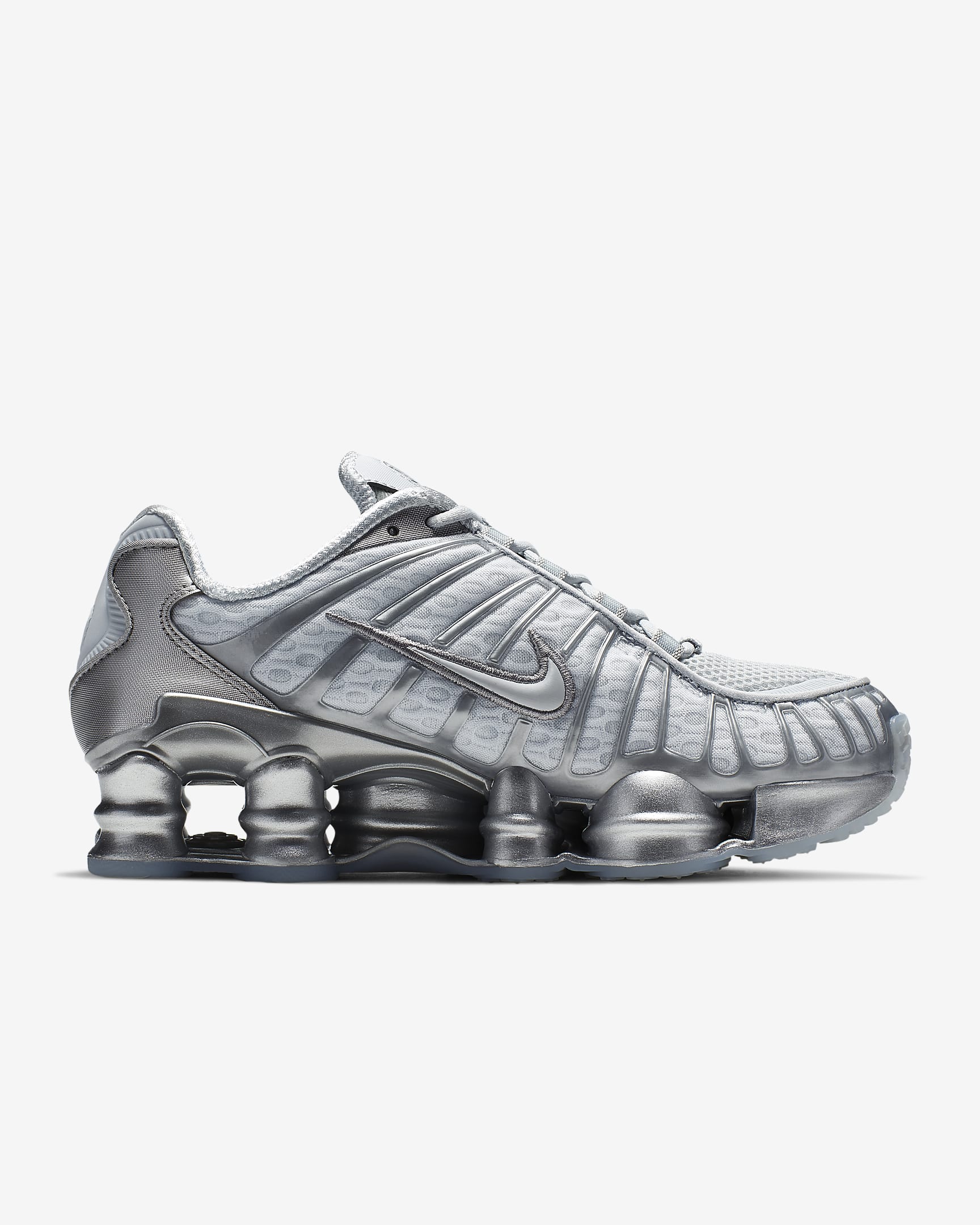 Tenis Nike Shox TL - Platino puro/Cromo