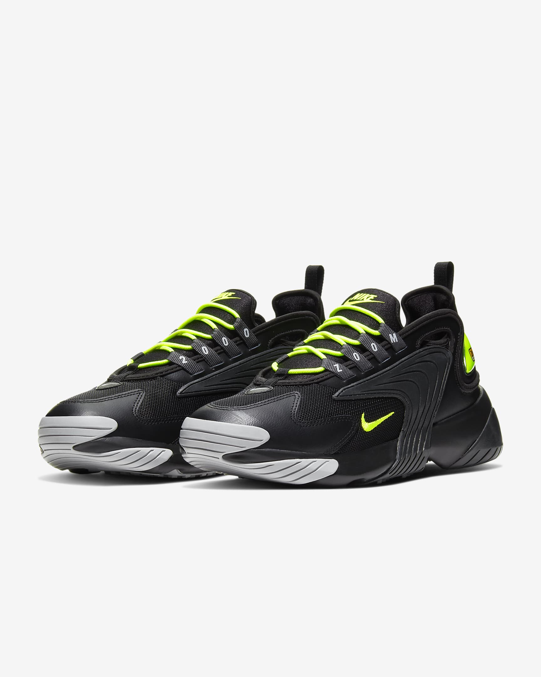 Buty męskie Nike Zoom 2K - Czerń/Anthracite/Wolf Grey/Volt