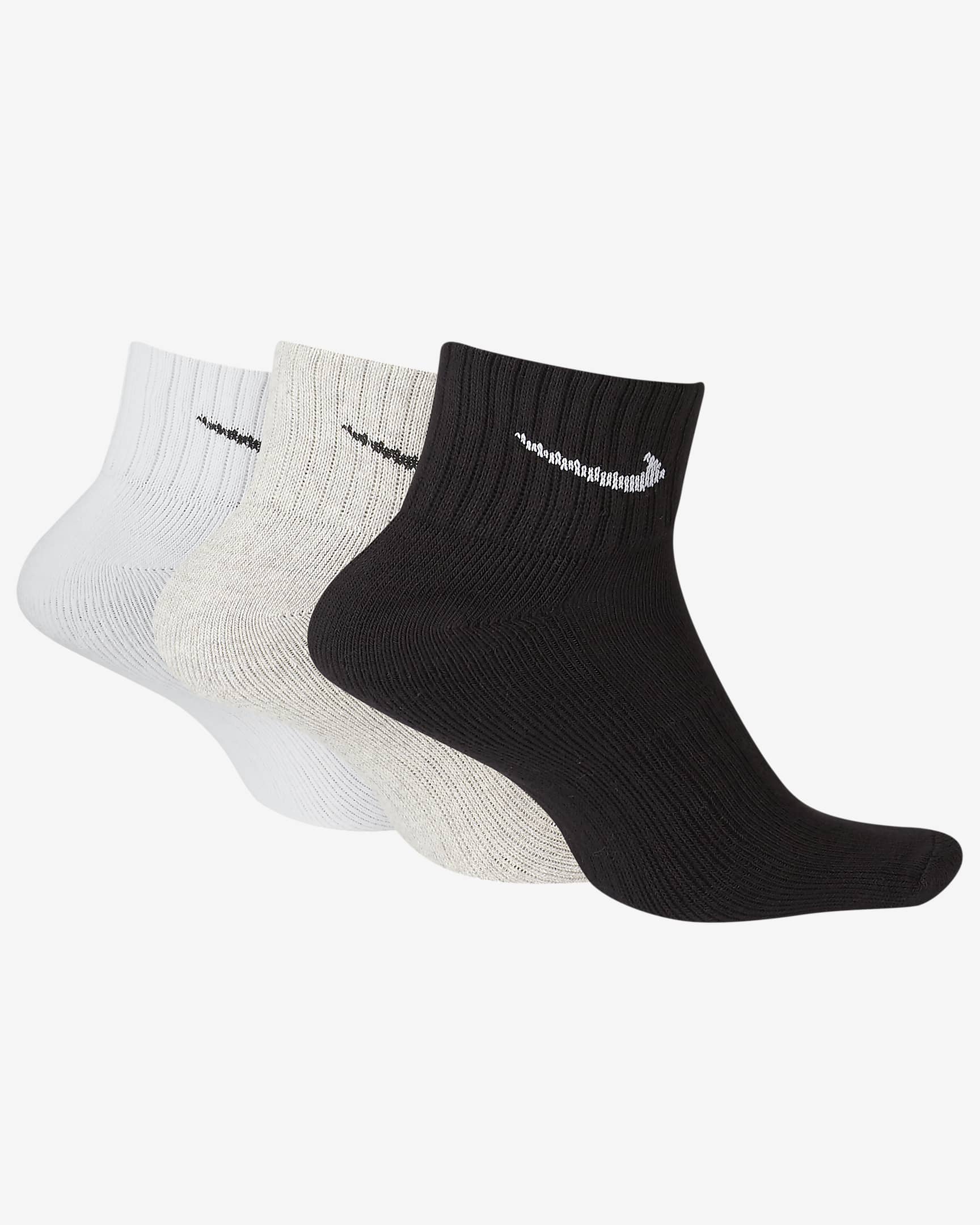 Nike Cushioned Ankle Socks (3 Pairs). Nike NL