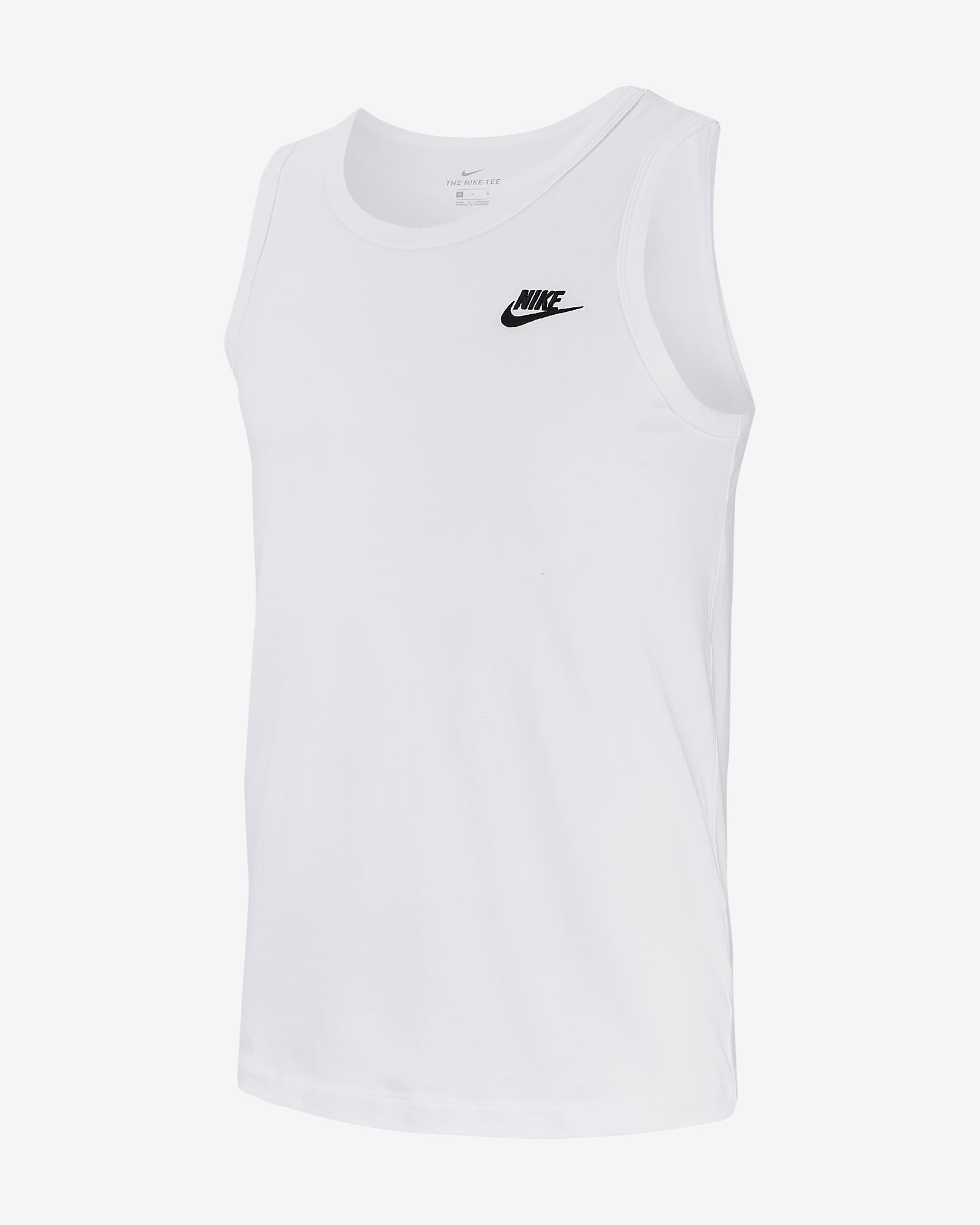 Nike Sportswear Club Herren-Tanktop - Weiß/Schwarz