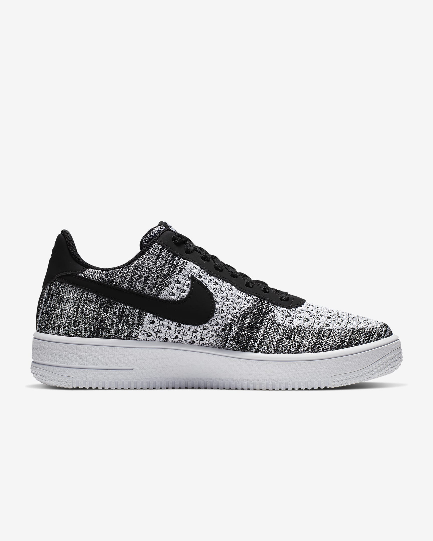 Nike Air Force 1 Flyknit 2.0 Schuh - Schwarz/Schwarz/Weiß/Pure Platinum