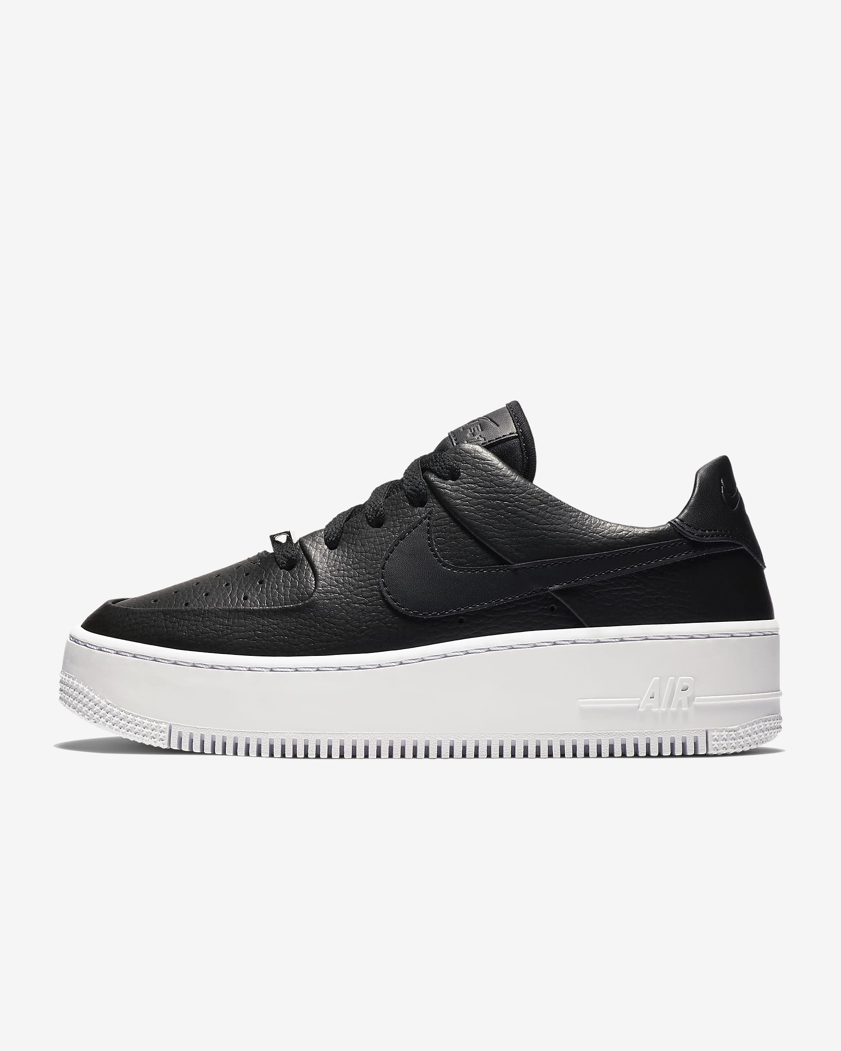 Nike Air Force 1 Sage Low-sko til kvinder - sort/hvid/sort