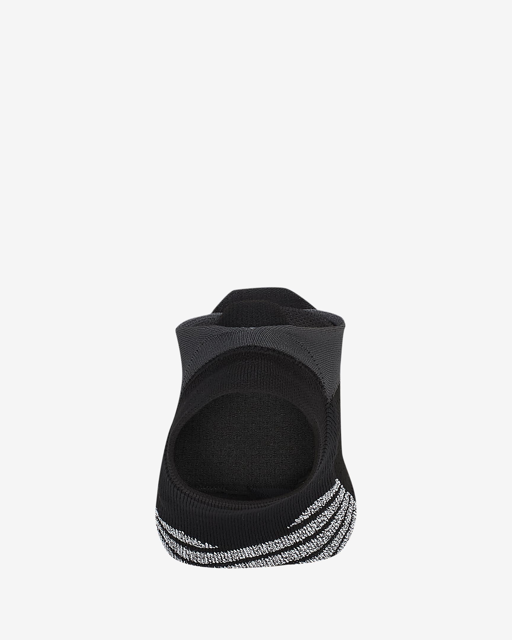 NikeGrip Dri-FIT Studio teenloze sokken voor dames - Zwart/Anthracite