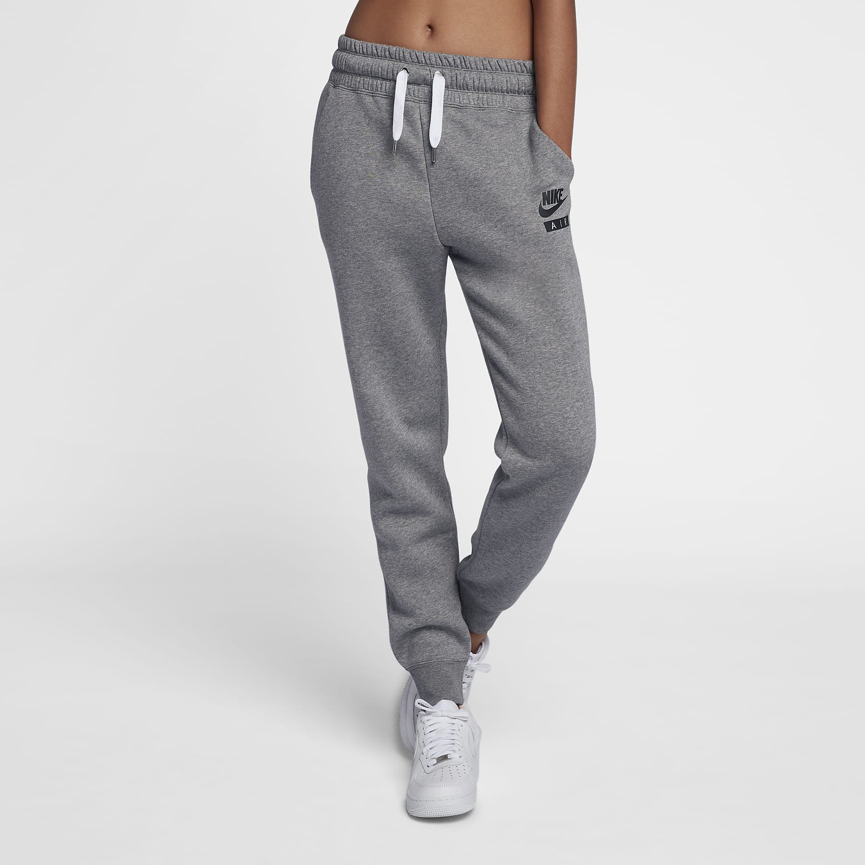 Nike Air Women's Trousers - Carbon Heather/White/Black