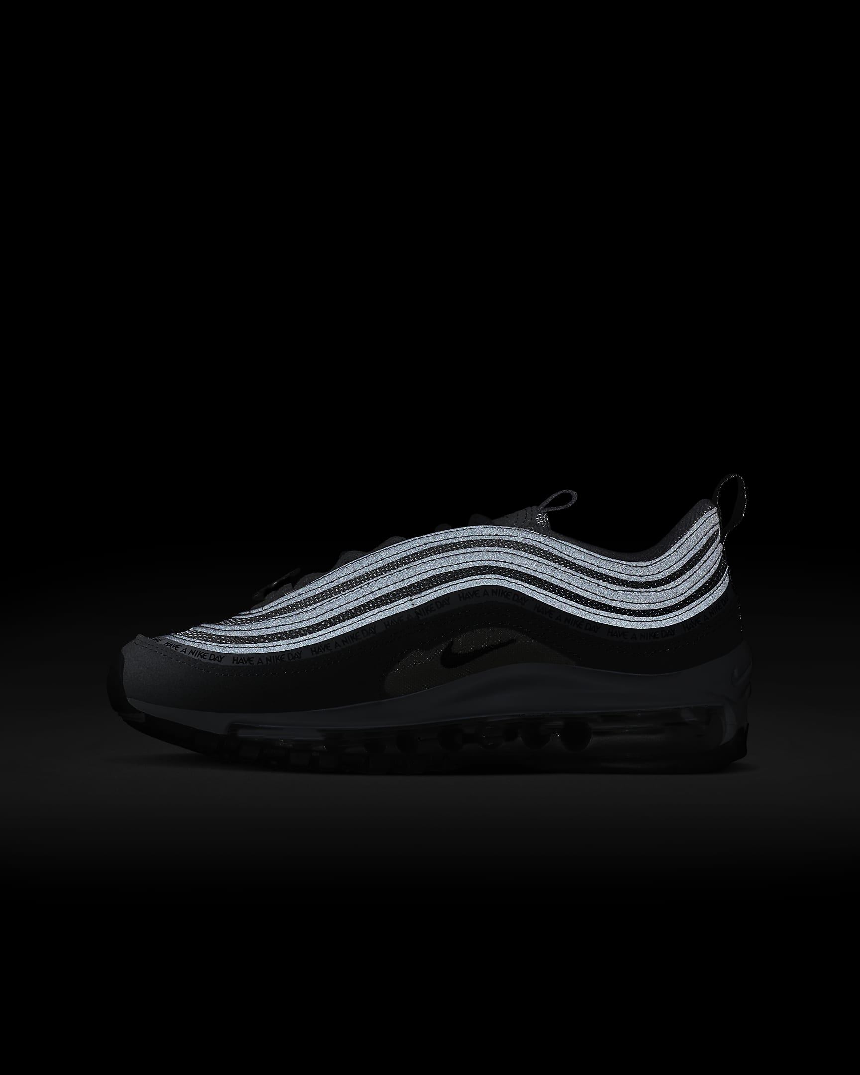 Nike Air Max 97 SE sko til store barn - Dark Grey/Wolf Grey/Hvit/Svart