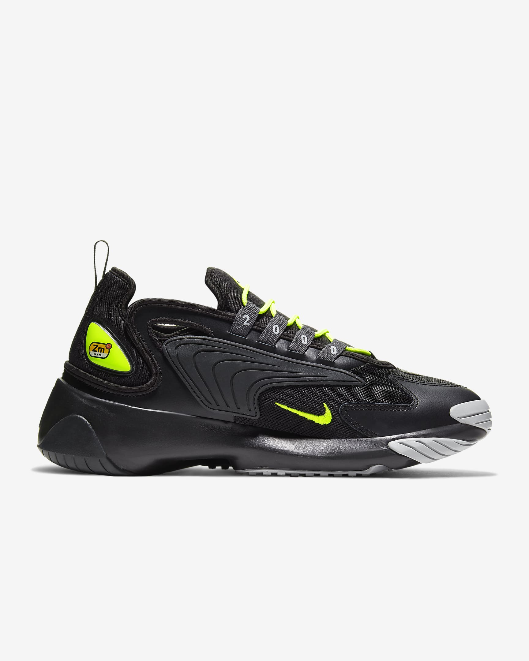 Buty męskie Nike Zoom 2K - Czerń/Anthracite/Wolf Grey/Volt