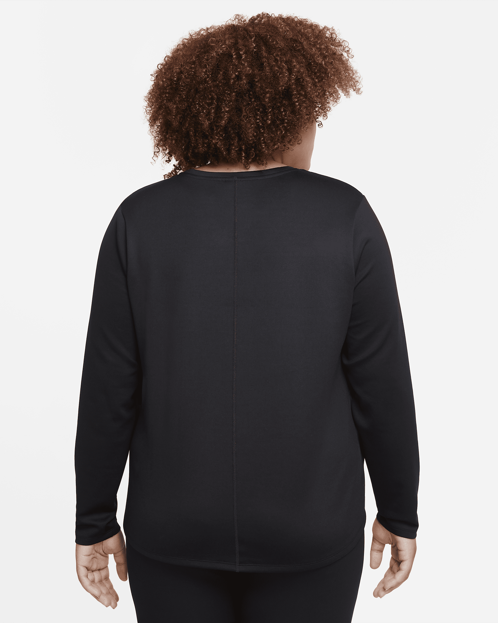 Nike Women's Therma Fit One Long Sleeve Half Zip Pullover Gray Size Large