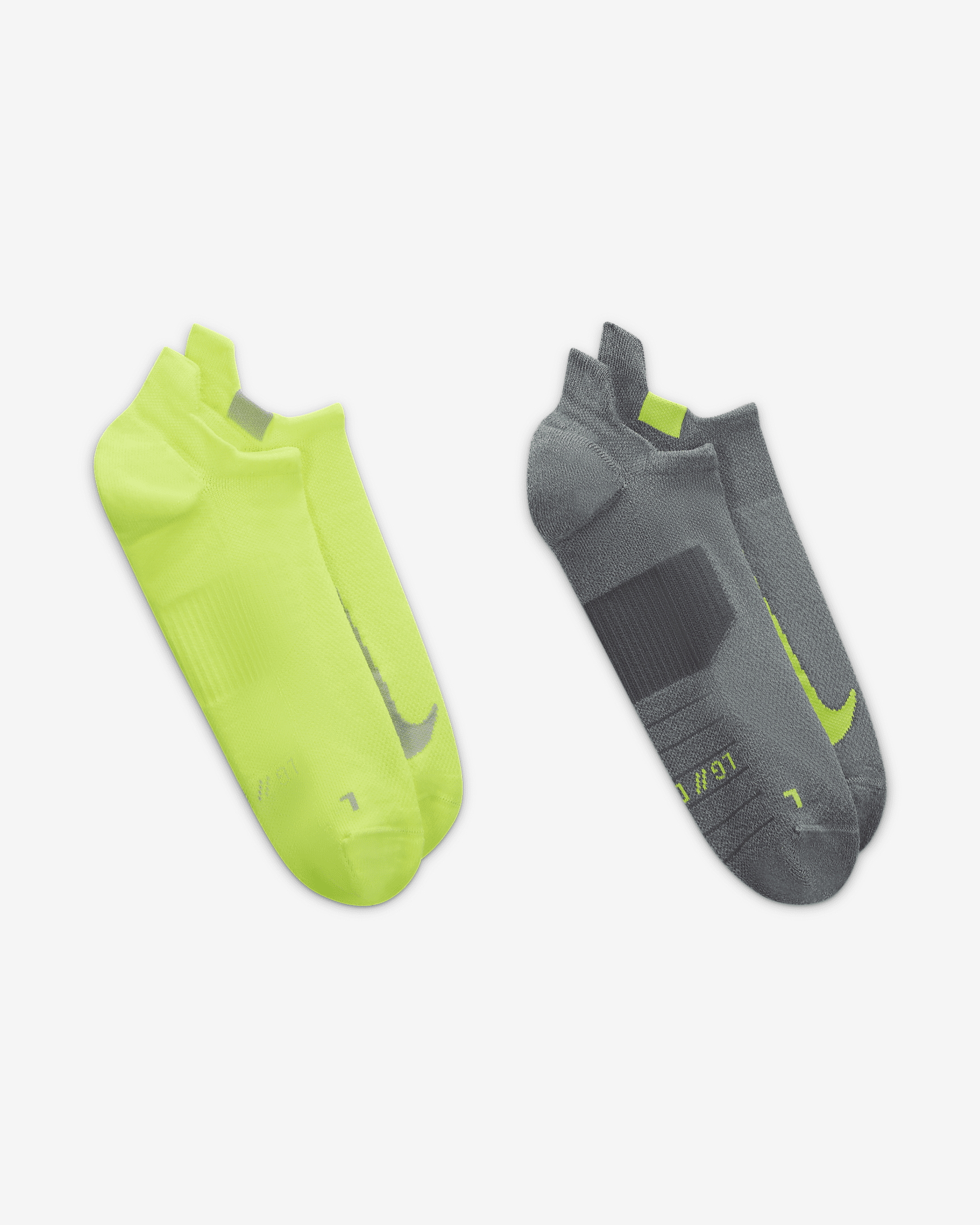 Nike Multiplier Running No-Show Socks (2 Pairs). Nike BE