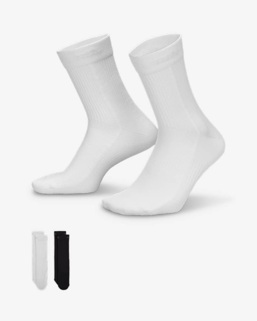 Nike Everyday Plus Women's Lightweight Crew Socks (2-Pair)