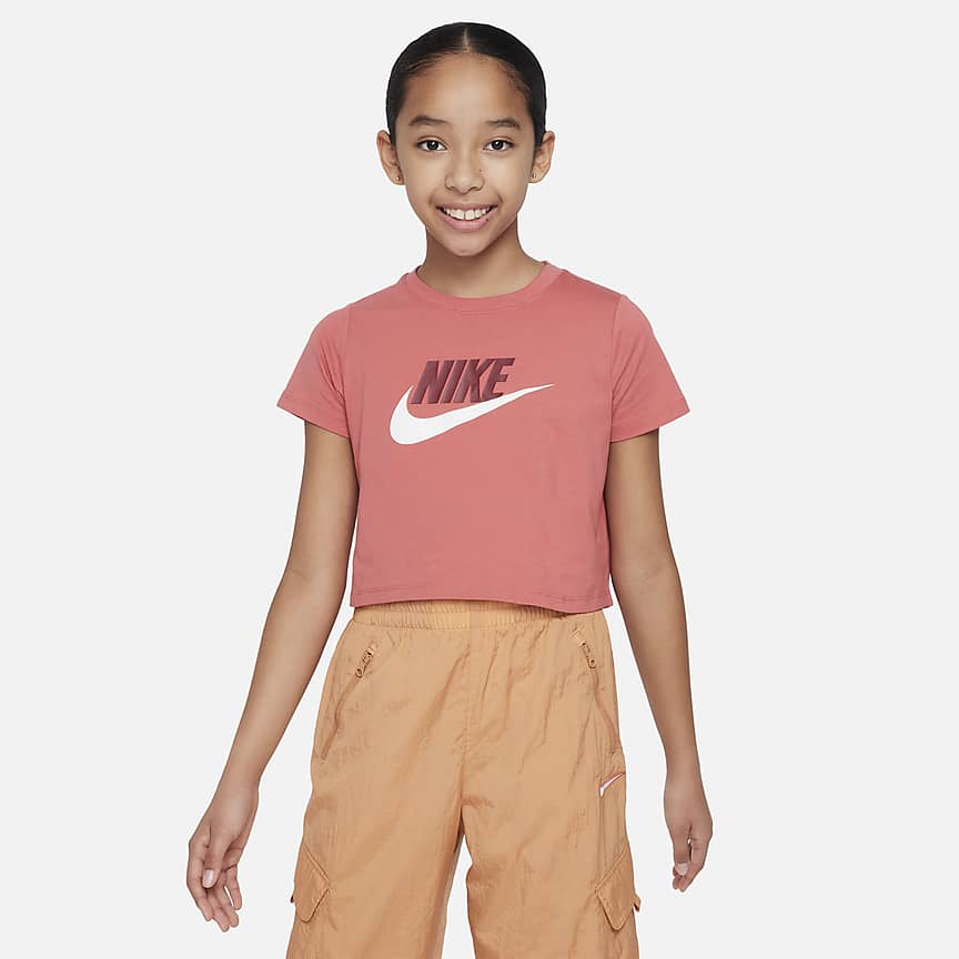 Nike Sportswear Graphic Leggings DB2824 684 Pink/Gold New Kids Size Large