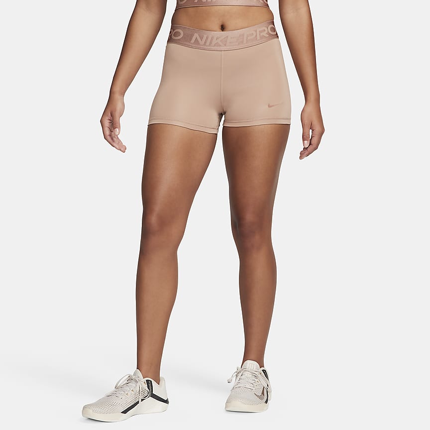 NEW! Nike [M] Women's Pro 3'' DRI-FIT Yoga/Gym/Volleyball Shorts, Pink,  CZ9857