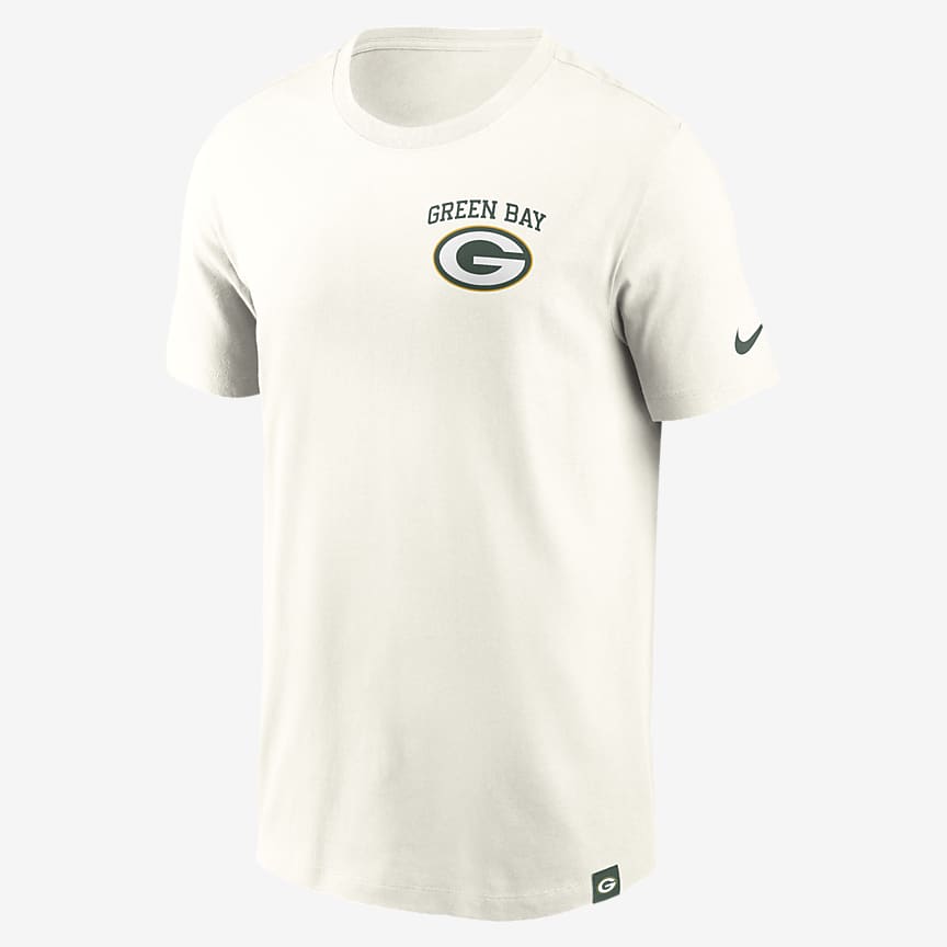 Green Bay Packers Rewind Logo Essential Men's Nike NFL T-Shirt. Nike.com