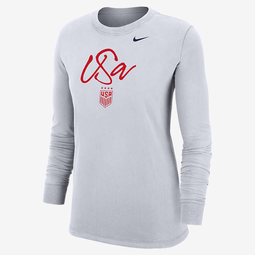 USWNT Women's Nike Soccer Long-Sleeve T-Shirt. Nike.com