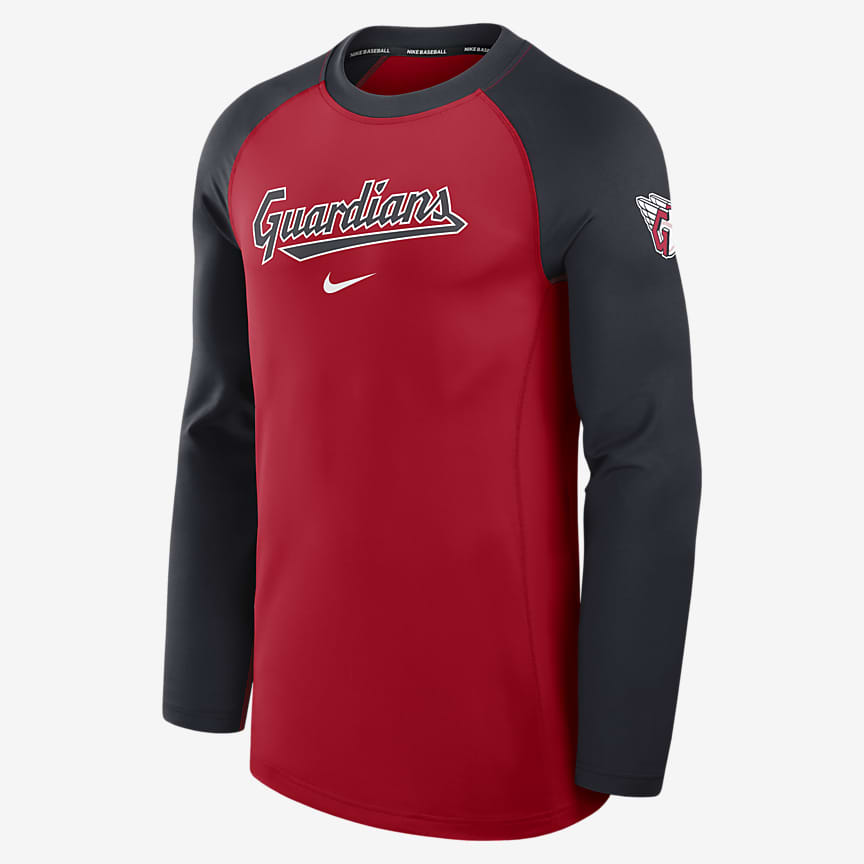 Playera de manga larga Nike Dri-FIT de la MLB para hombre Cleveland ...